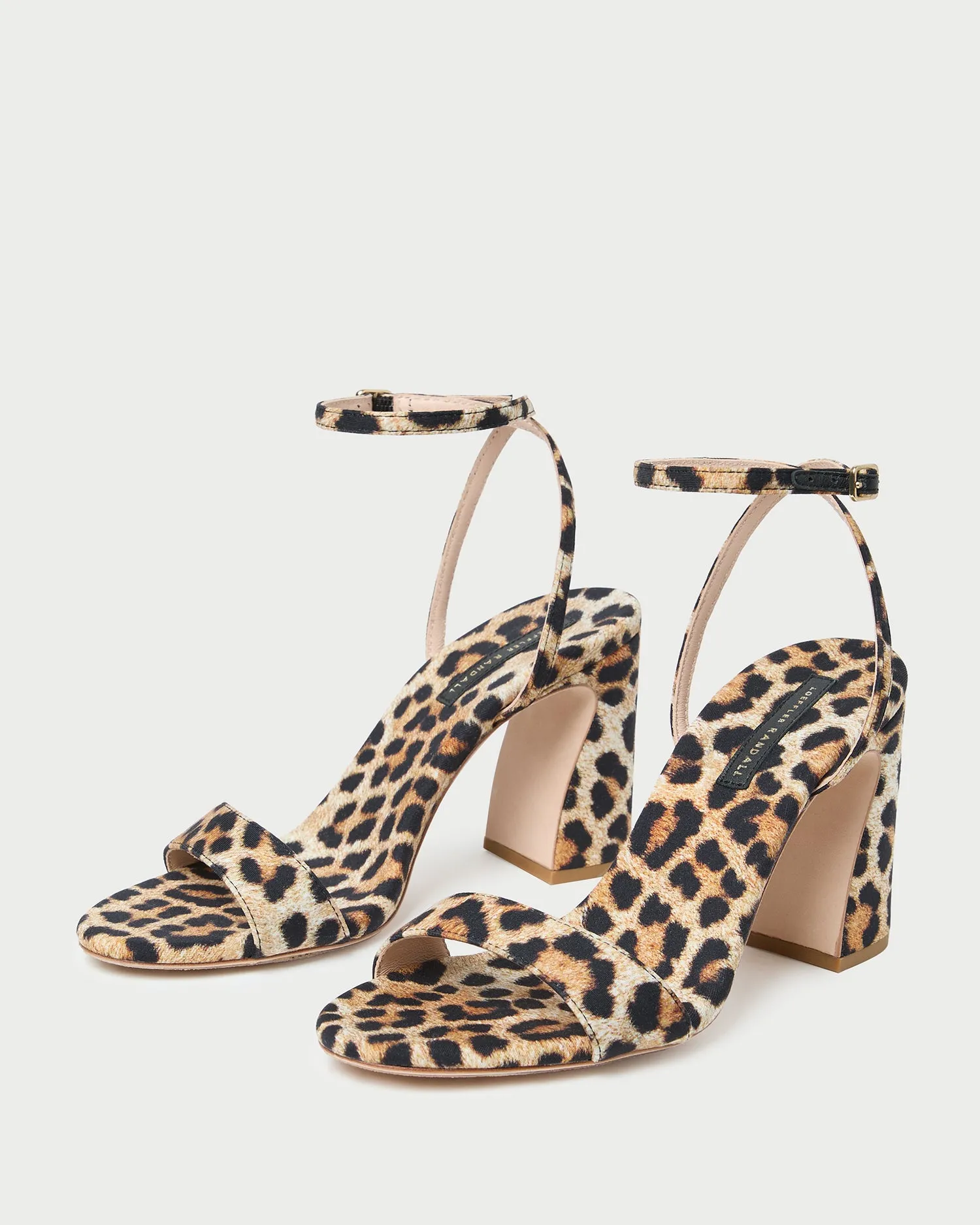 Malia Leopard Curved-Heel Sandal sold by Loeffler Randall product image thumbnail 5