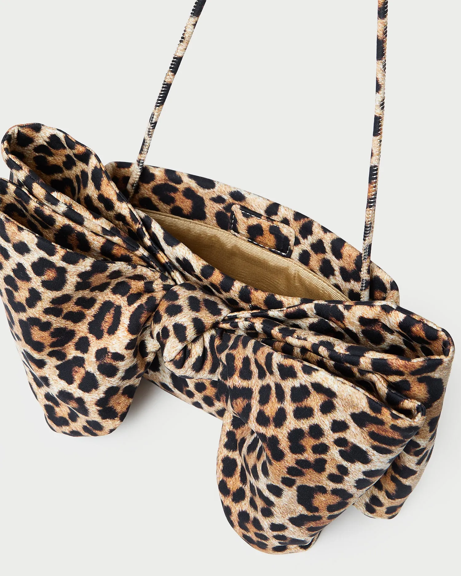 Valerie Leopard Jersey Bow Bag sold by Loeffler Randall product image thumbnail 4