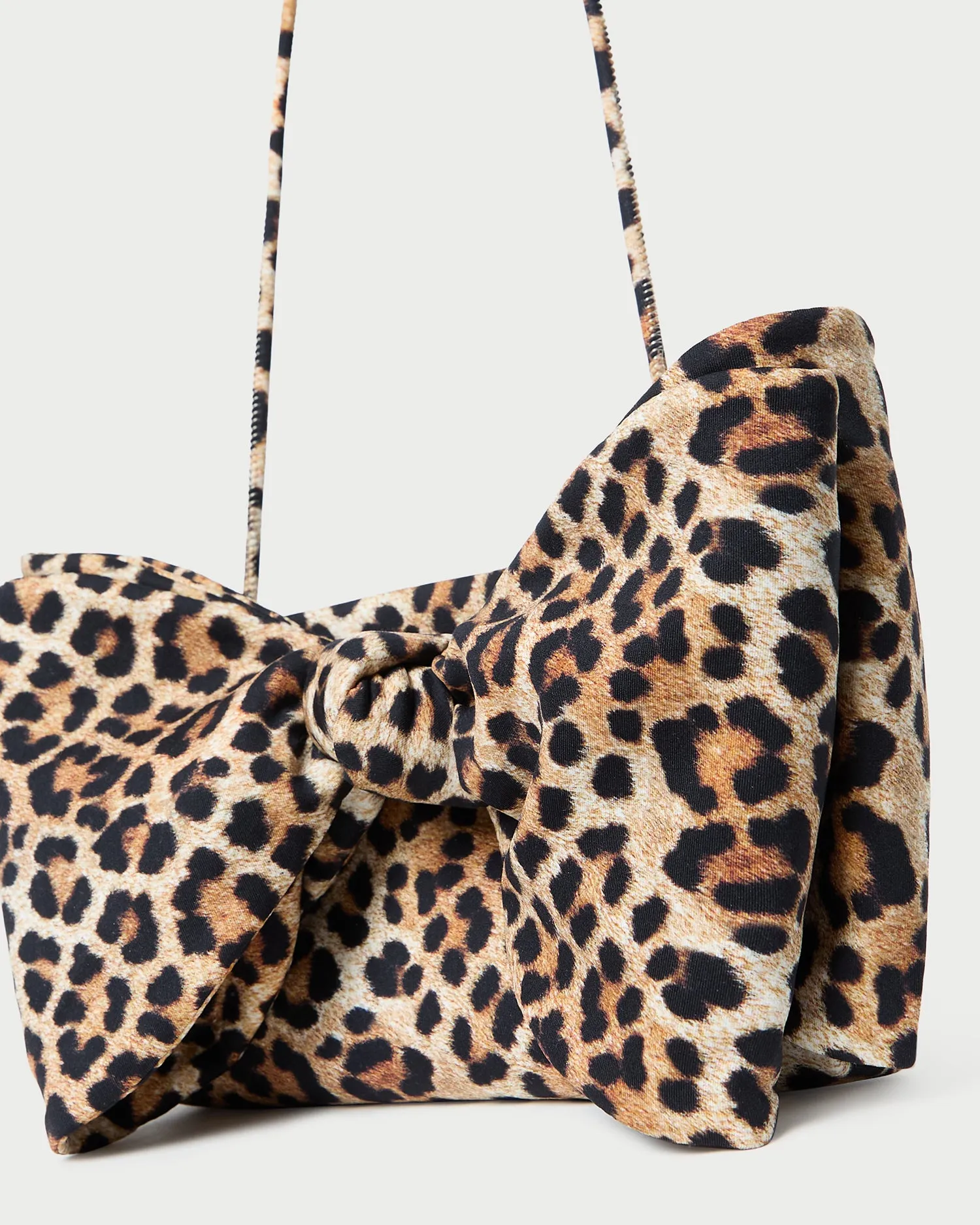 Valerie Leopard Jersey Bow Bag sold by Loeffler Randall product image thumbnail 3