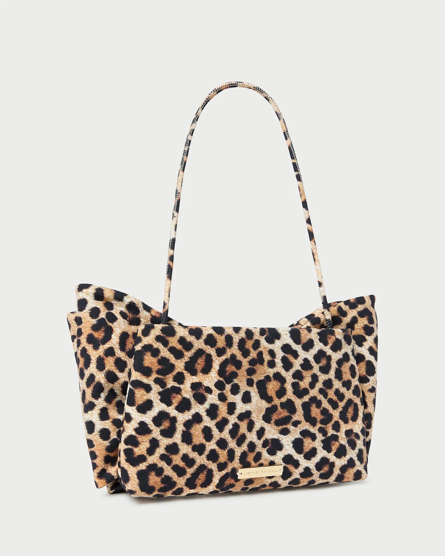 Valerie Leopard Jersey Bow Bag sold by Loeffler Randall product image thumbnail 2