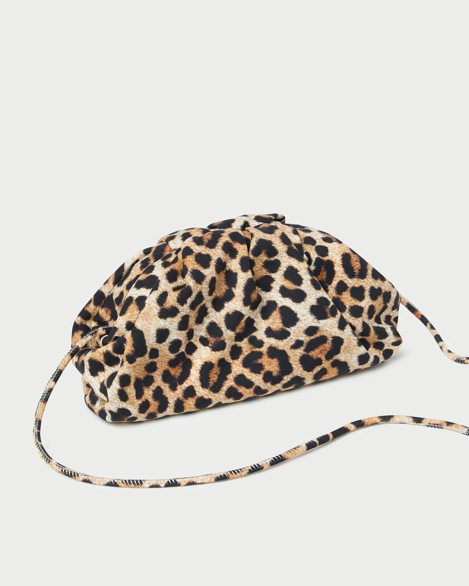 Bailey Leopard Jersey Dome Clutch sold by Loeffler Randall product image thumbnail 3