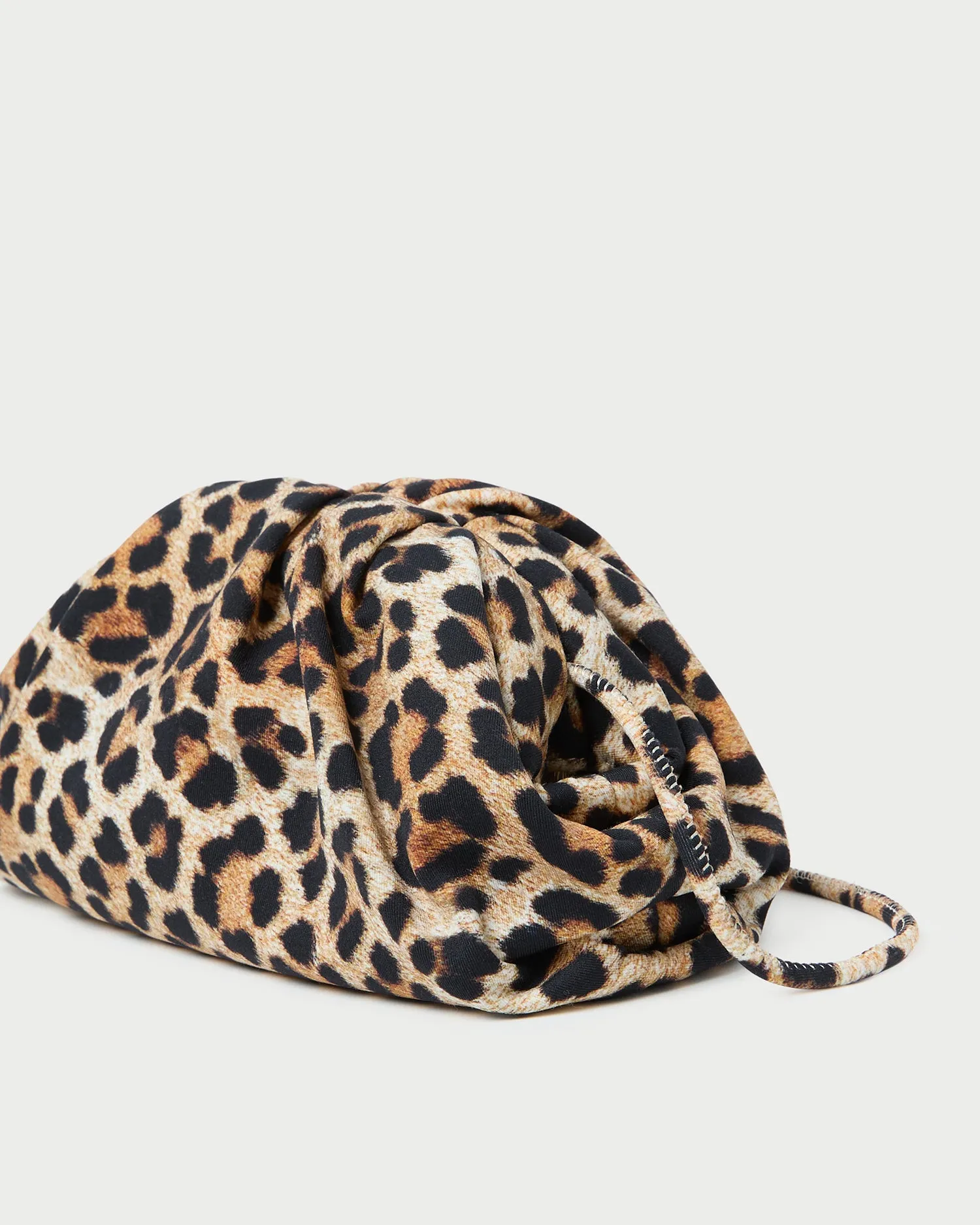 Bailey Leopard Jersey Dome Clutch sold by Loeffler Randall product image thumbnail 2