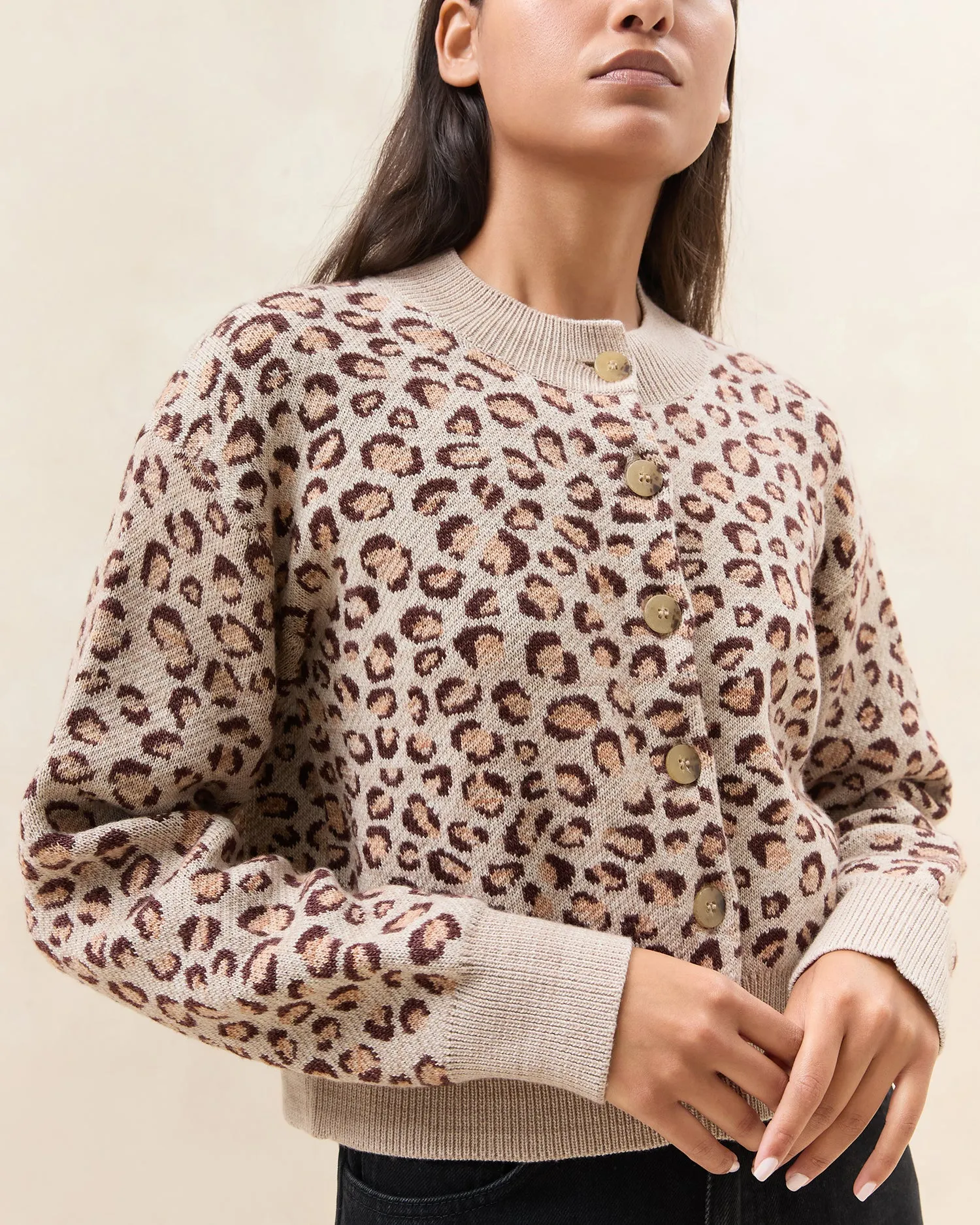 Idris Intarsia Cardigan sold by Loeffler Randall product image thumbnail 2