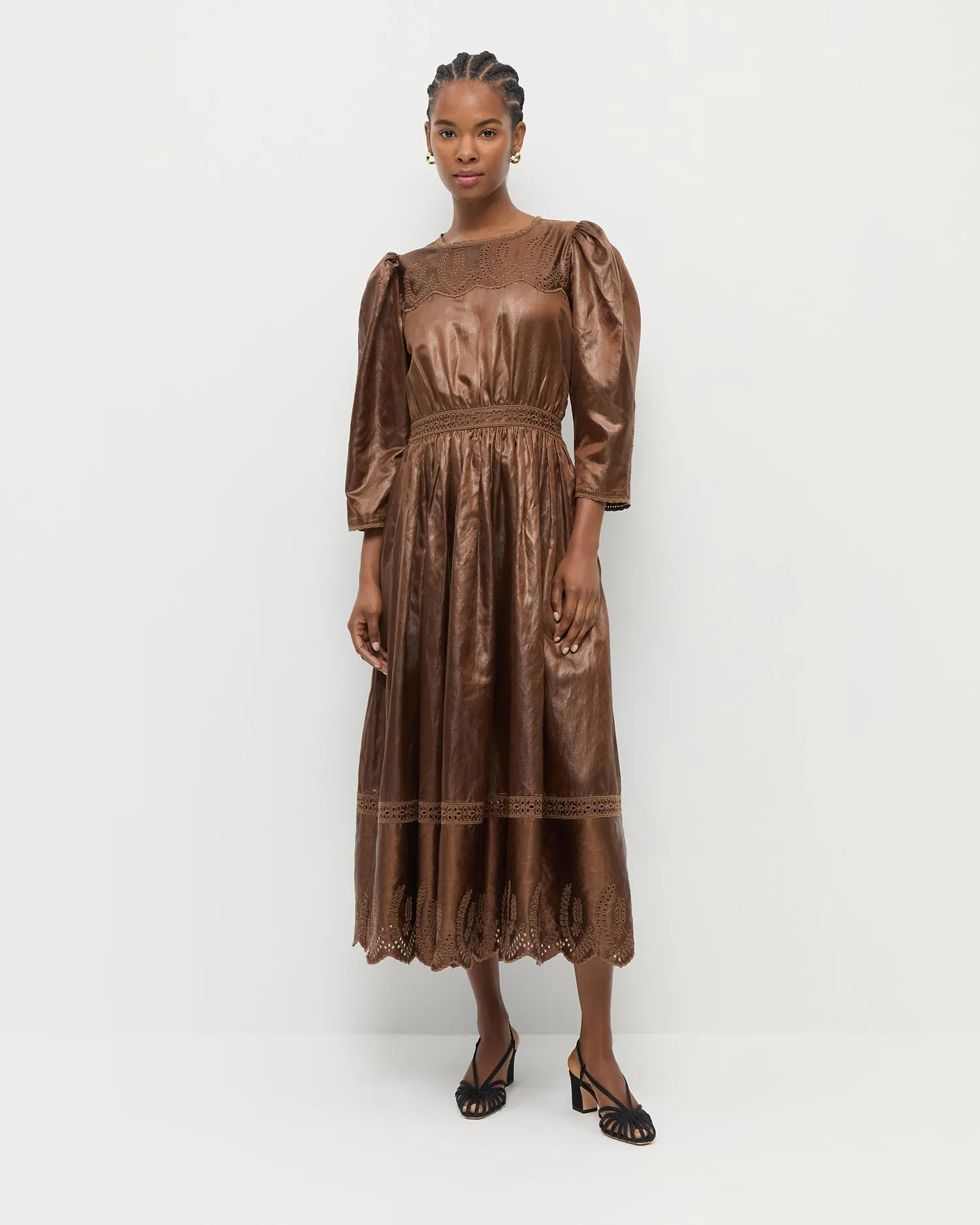 Thelma Eyelet Dress sold by Loeffler Randall