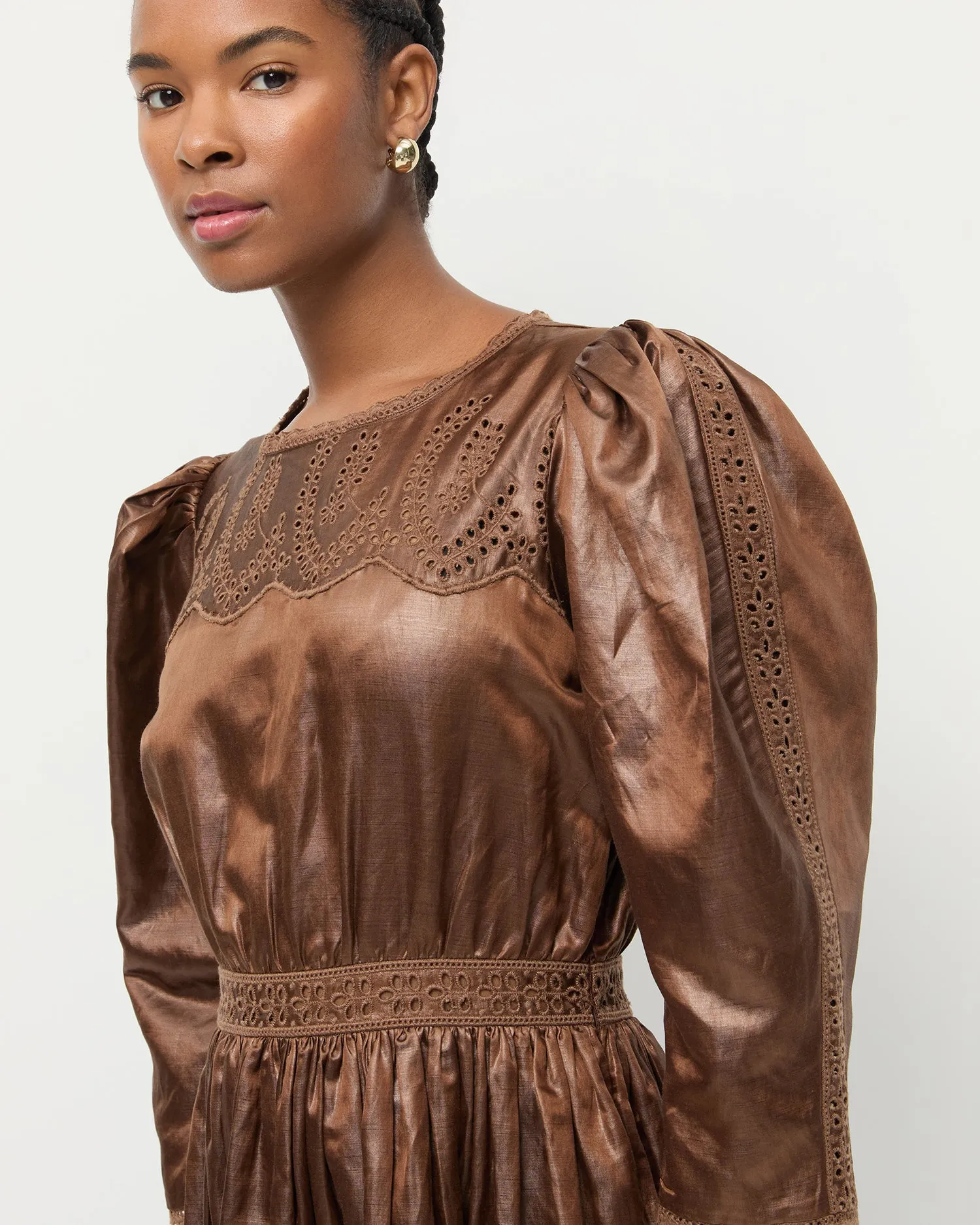 Thelma Eyelet Dress sold by Loeffler Randall product image thumbnail 4