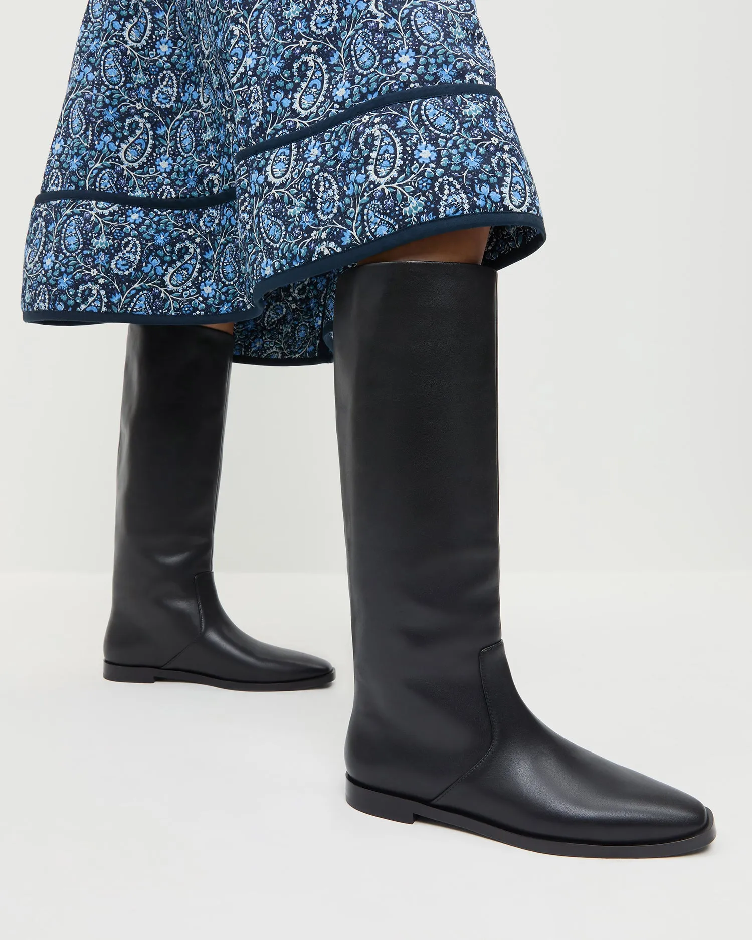 Tilly Black Leather Tall Boot sold by Loeffler Randall product image thumbnail 2