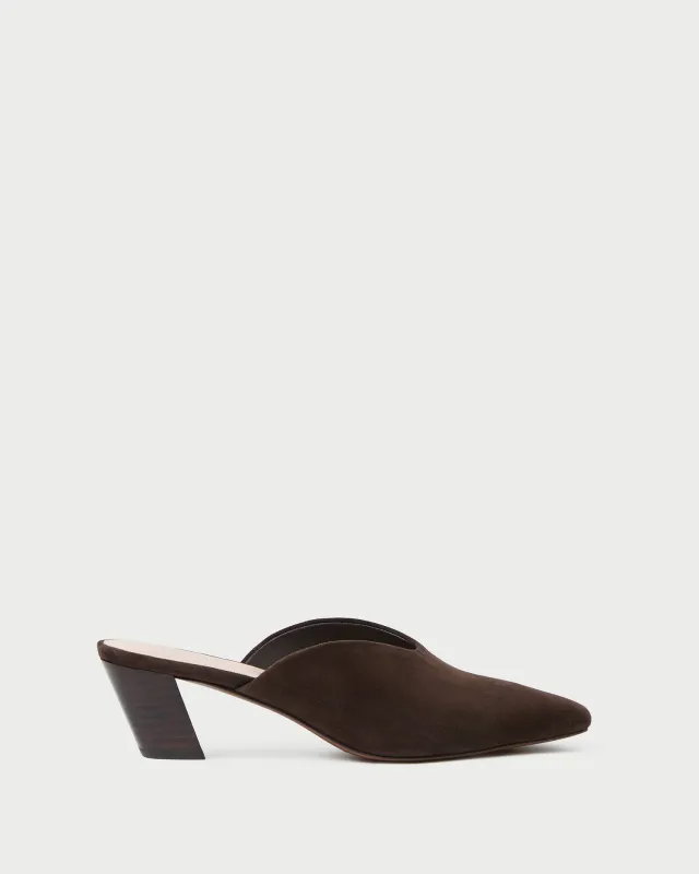 Perry Brown Suede Mule sold by Loeffler Randall