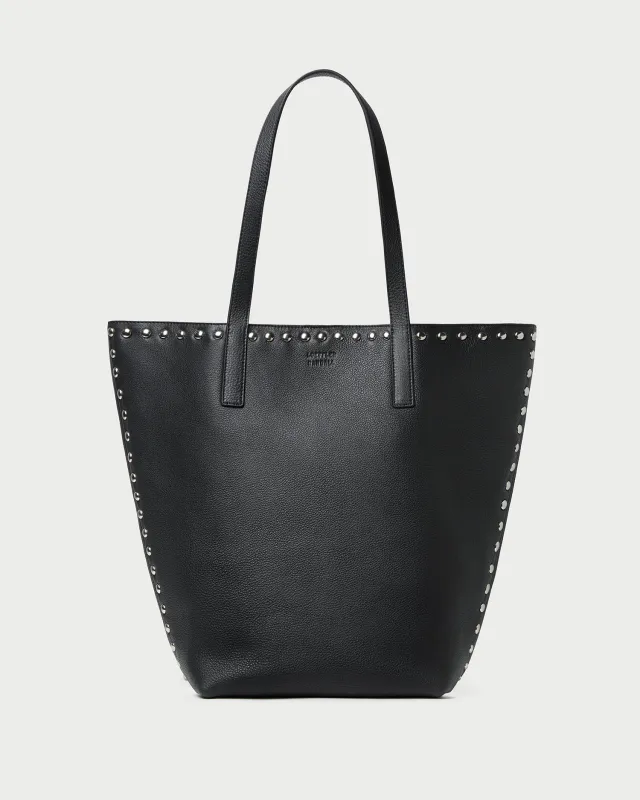 Walker Black/Silver Leather Tote sold by Loeffler Randall