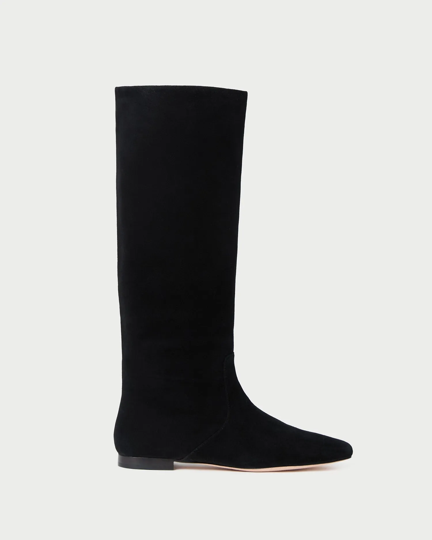 Lillian Black Suede Tall Boot sold by Loeffler Randall