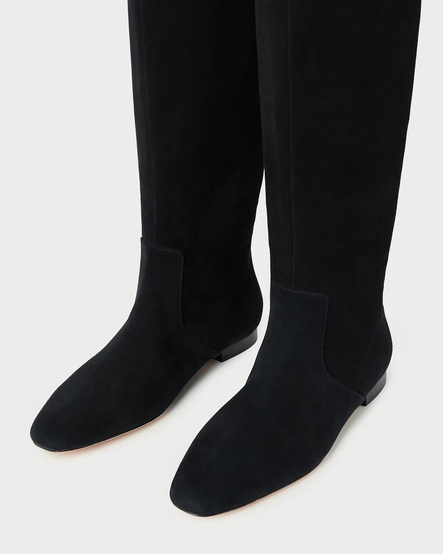 Lillian Black Suede Tall Boot sold by Loeffler Randall product image thumbnail 4
