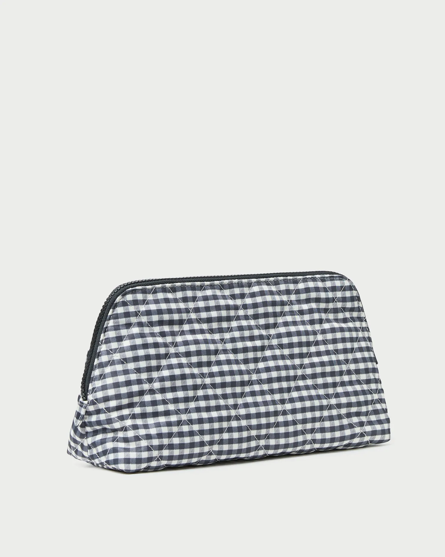 Frances Black/White Gingham Cosmetic Pouch sold by Loeffler Randall product image thumbnail 2
