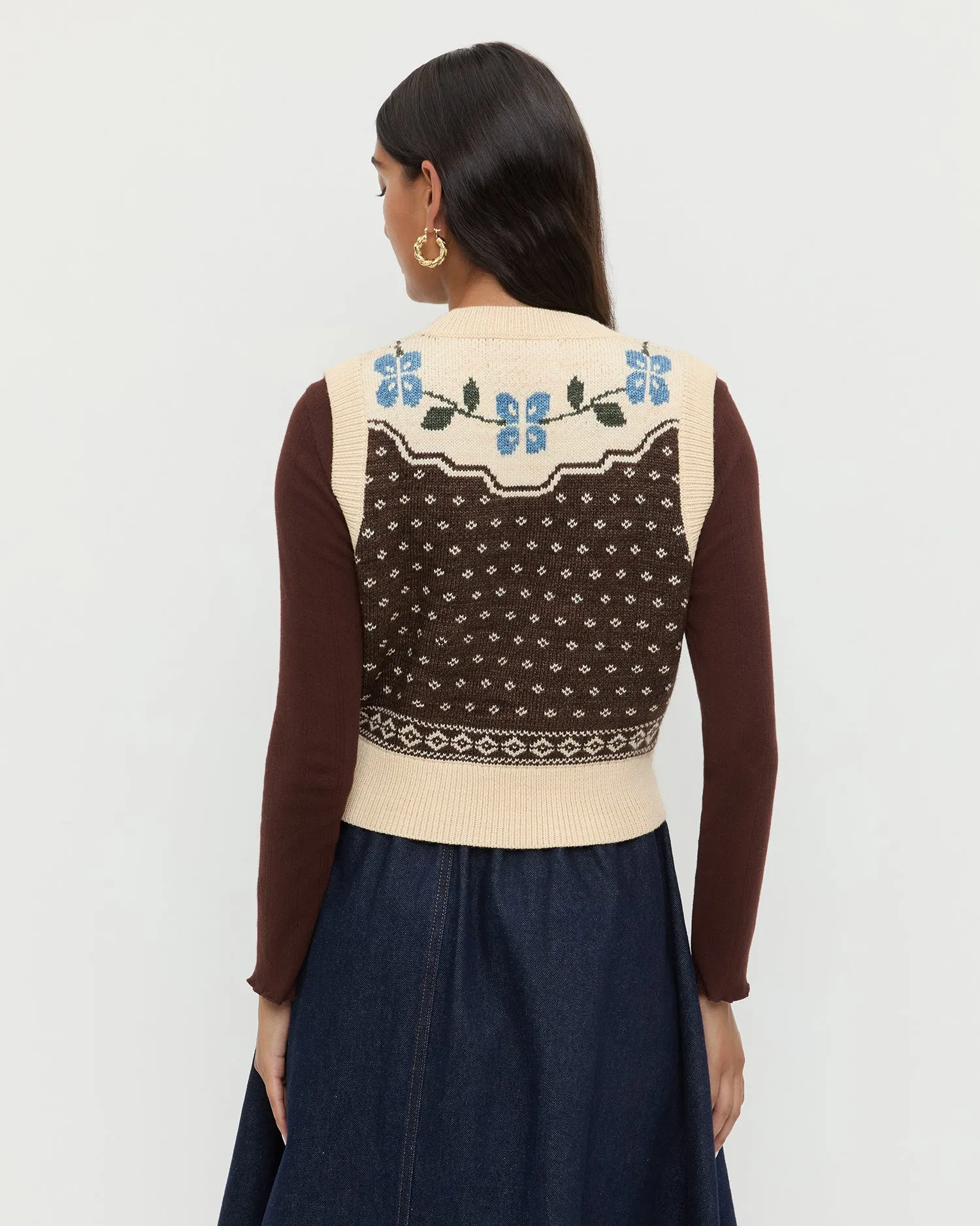 Heather Sweater Vest sold by Loeffler Randall product image thumbnail 3