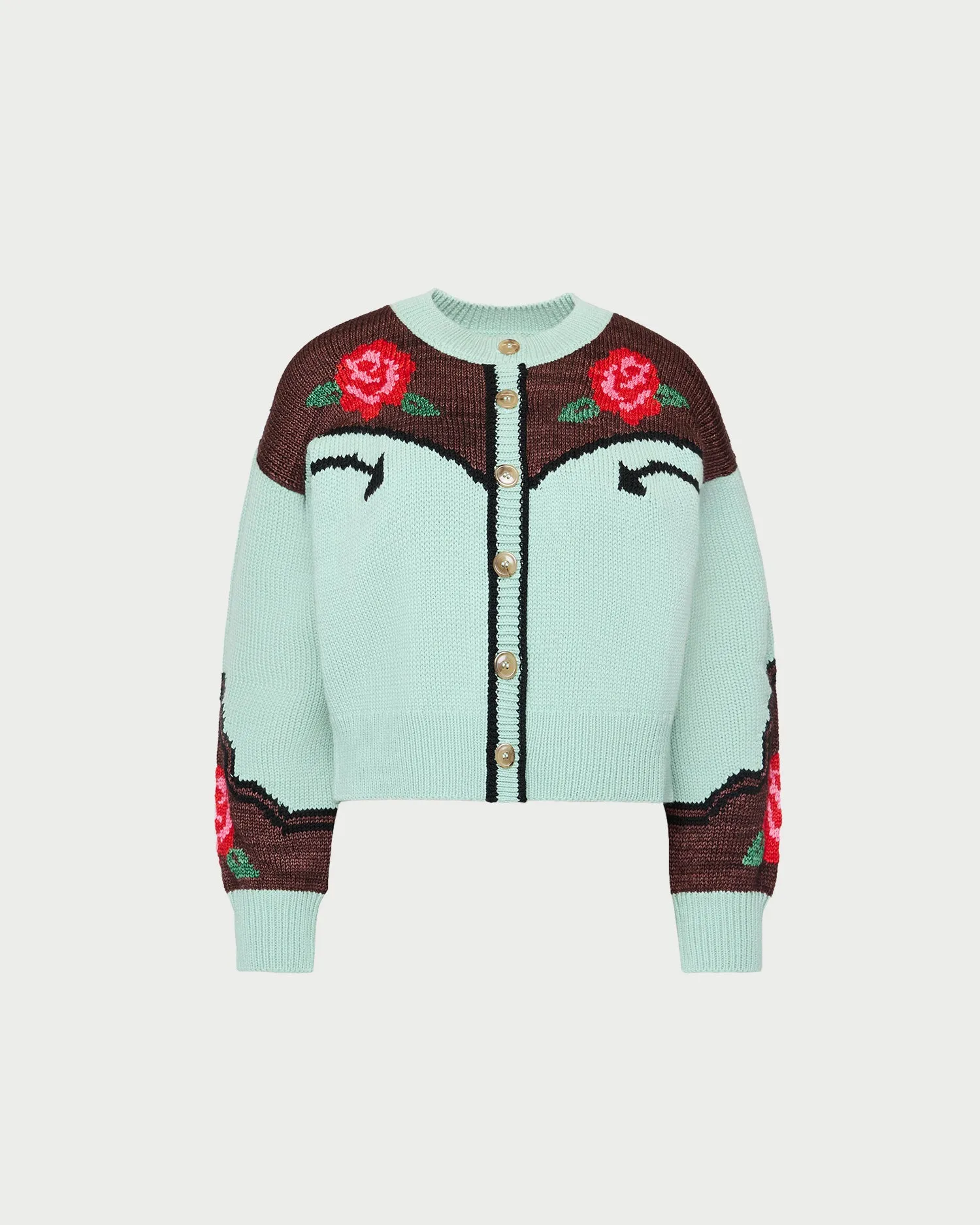 Linda Intarsia Cardigan sold by Loeffler Randall product image thumbnail 2