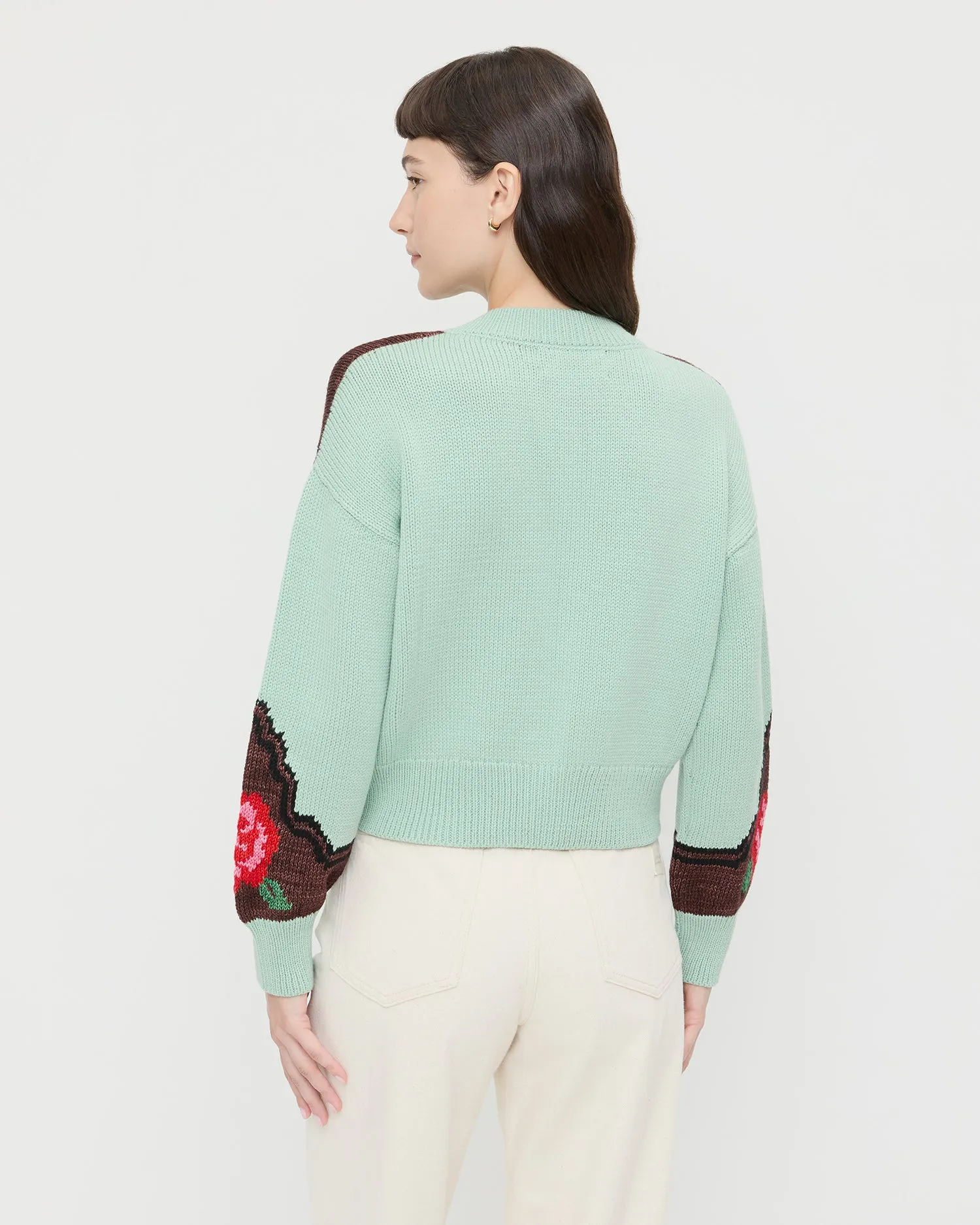 Linda Intarsia Cardigan sold by Loeffler Randall product image thumbnail 3