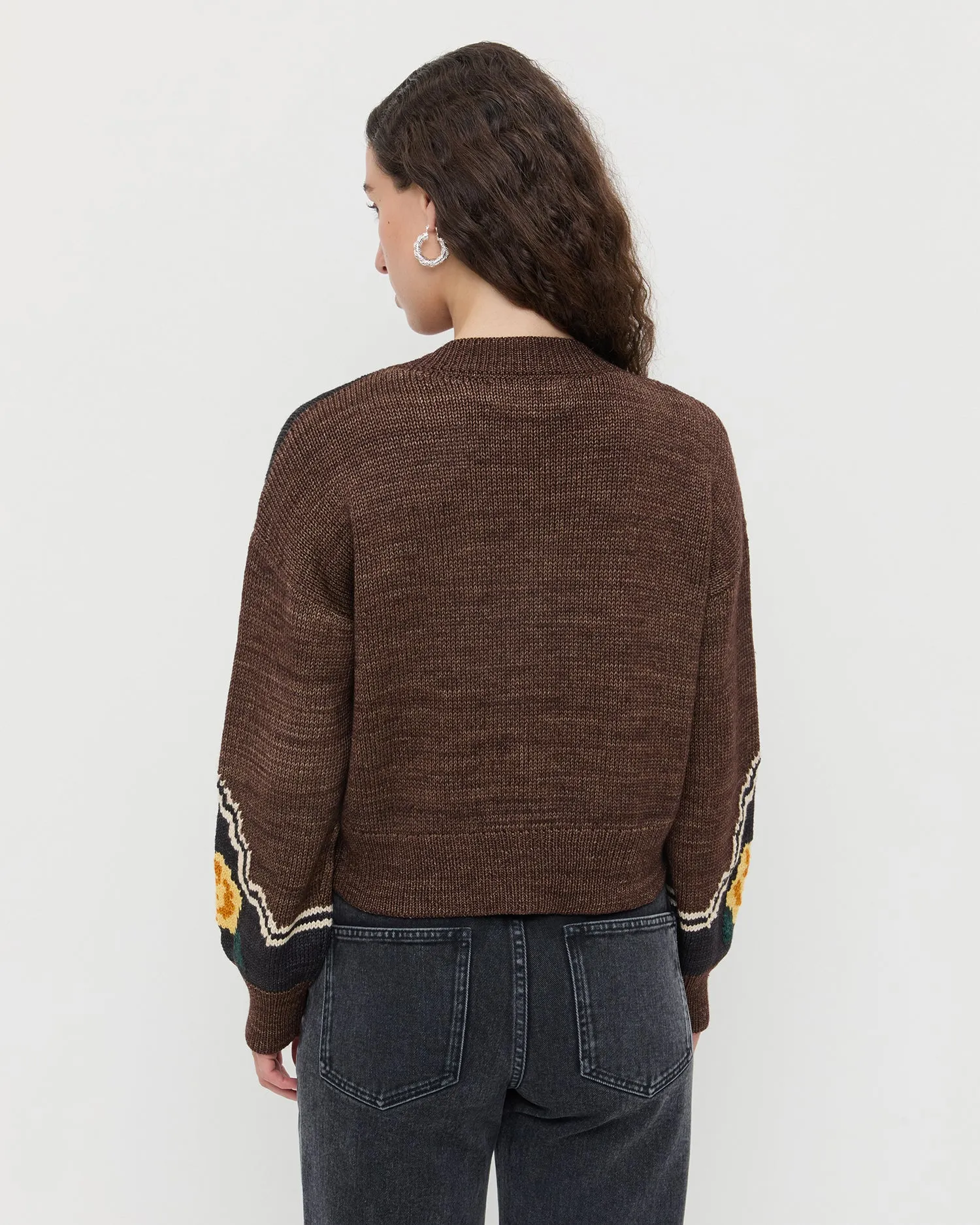 Linda Intarsia Cardigan sold by Loeffler Randall product image thumbnail 3