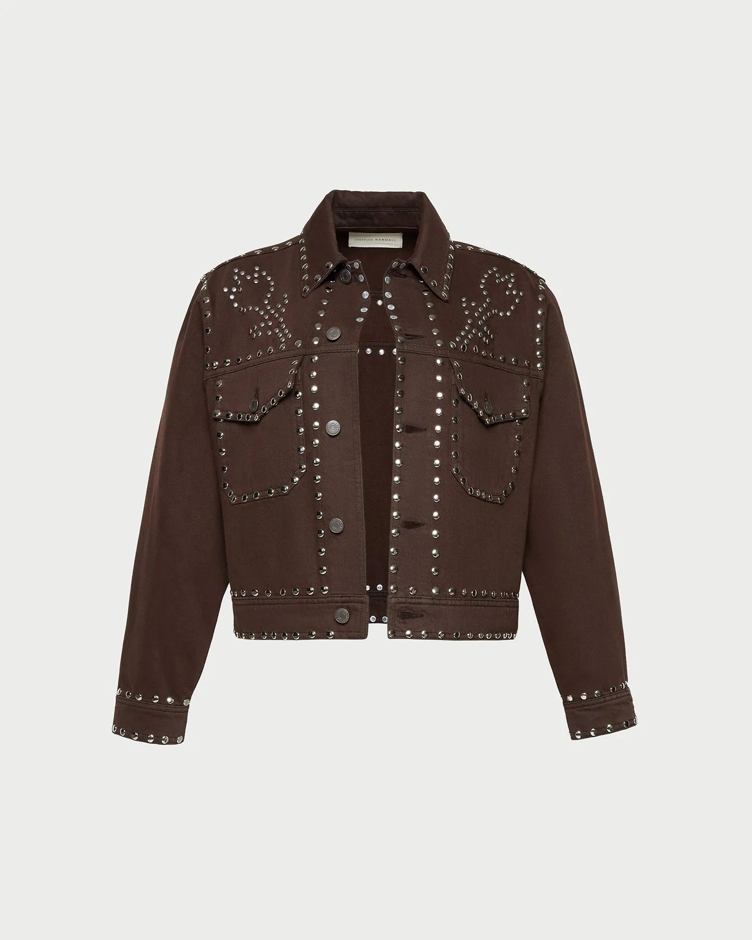 Elijah Studded Denim Jacket sold by Loeffler Randall product image thumbnail 2