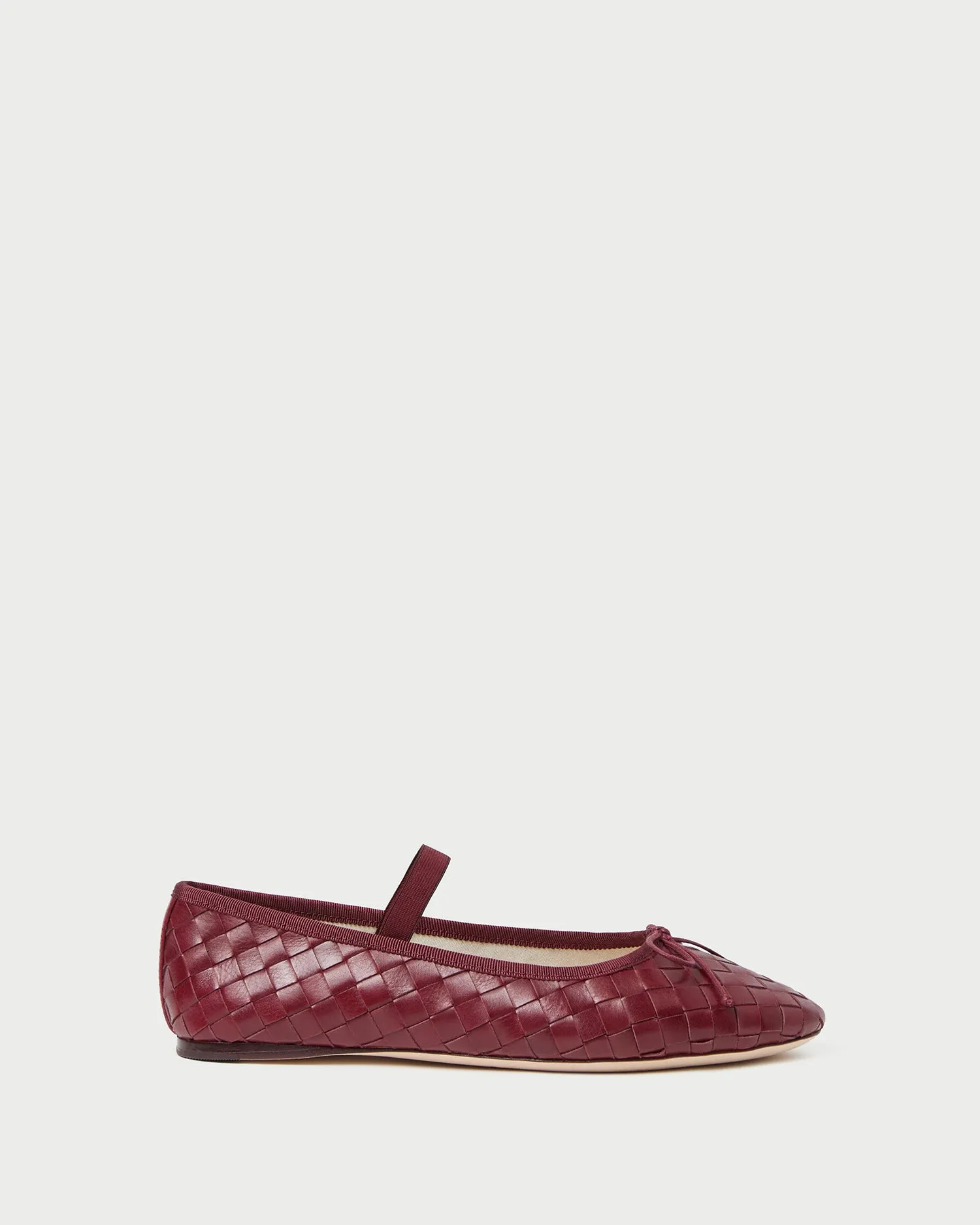 Leonie Wine Woven Ballet Flat sold by Loeffler Randall product image thumbnail 3