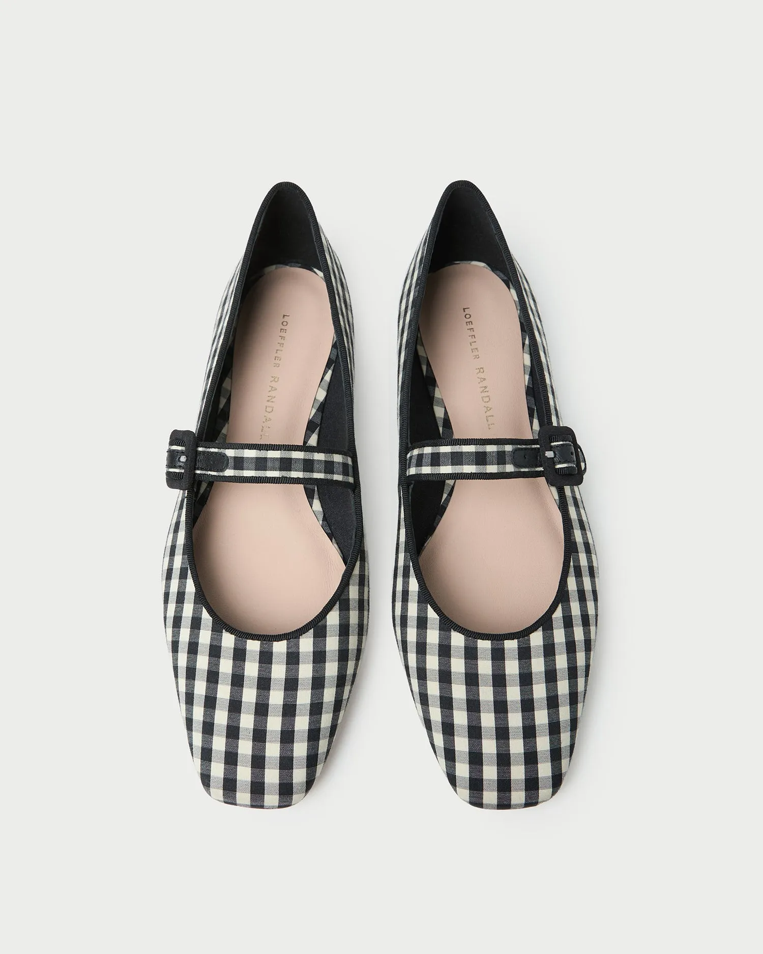 Ginger Black/White Gingham Mary Jane sold by Loeffler Randall