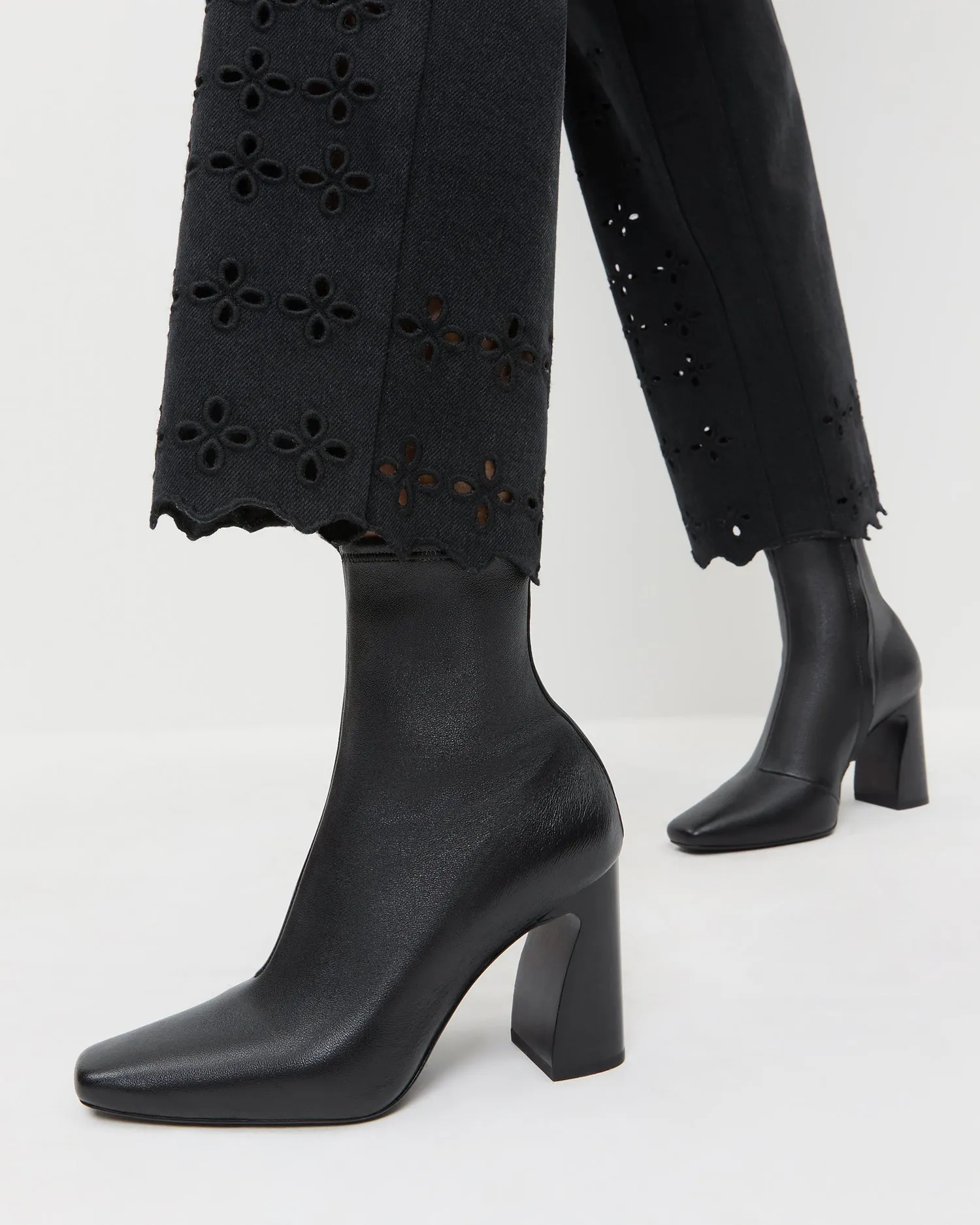 Chloe Black Leather Ankle Boot sold by Loeffler Randall product image thumbnail 2