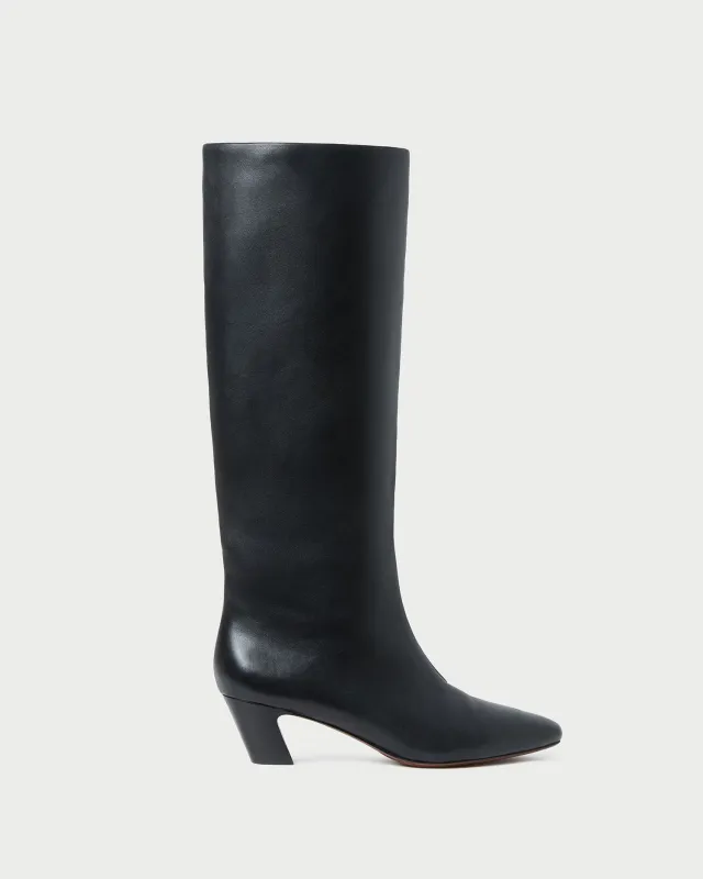Marley Black Leather Tall Boot sold by Loeffler Randall