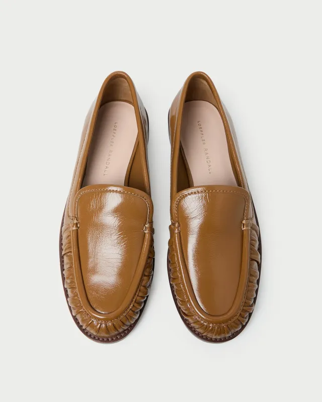 Lucille Safari Leather Loafer made by Loeffler Randall