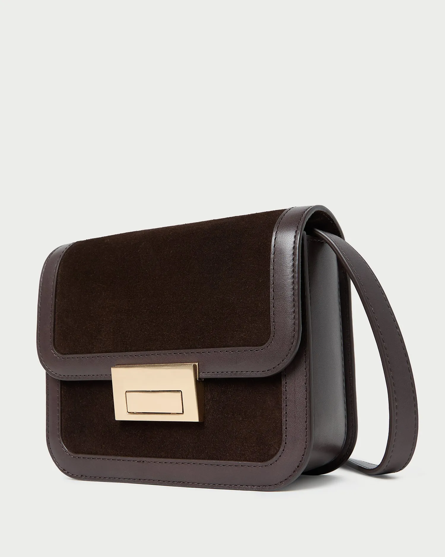 Desi Brown Suede Crossbody sold by Loeffler Randall product image thumbnail 2
