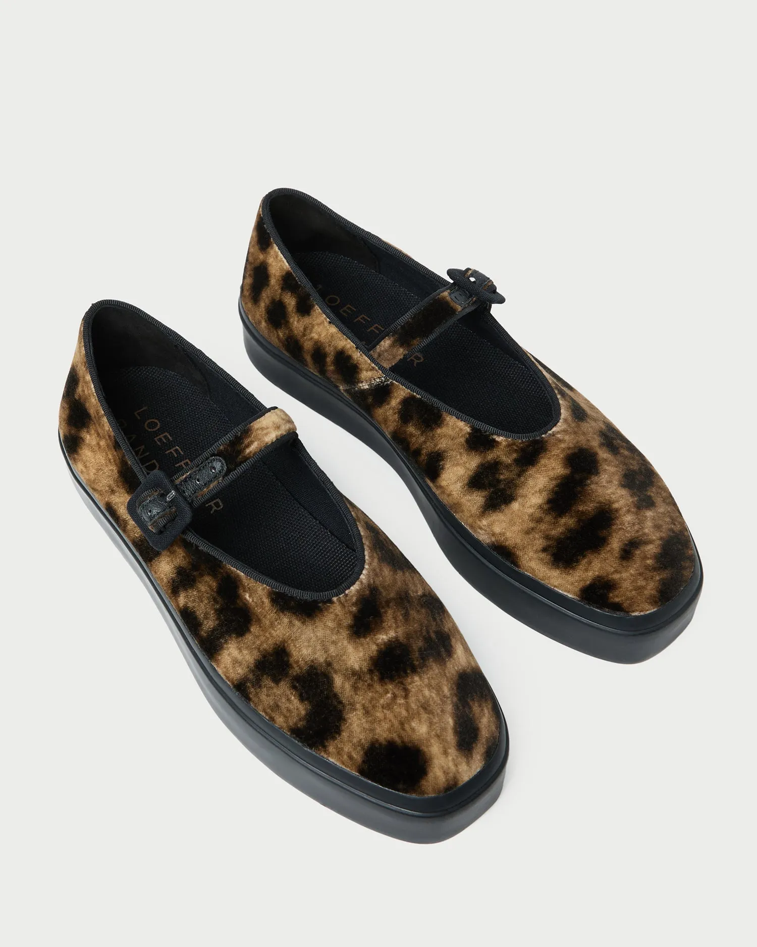 Cooper Leopard Velvet Mary Jane Sneaker sold by Loeffler Randall product image thumbnail 4
