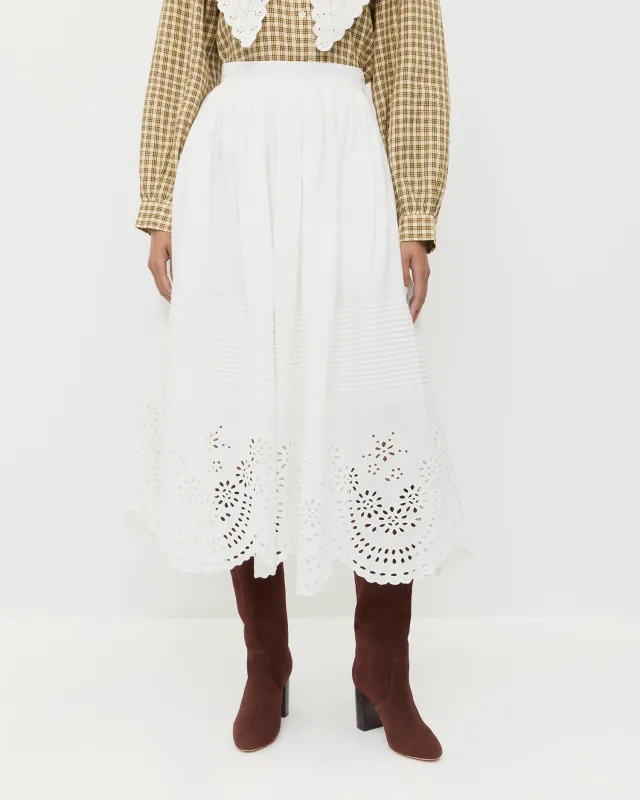 Tinsley Broderie Skirt sold by Loeffler Randall