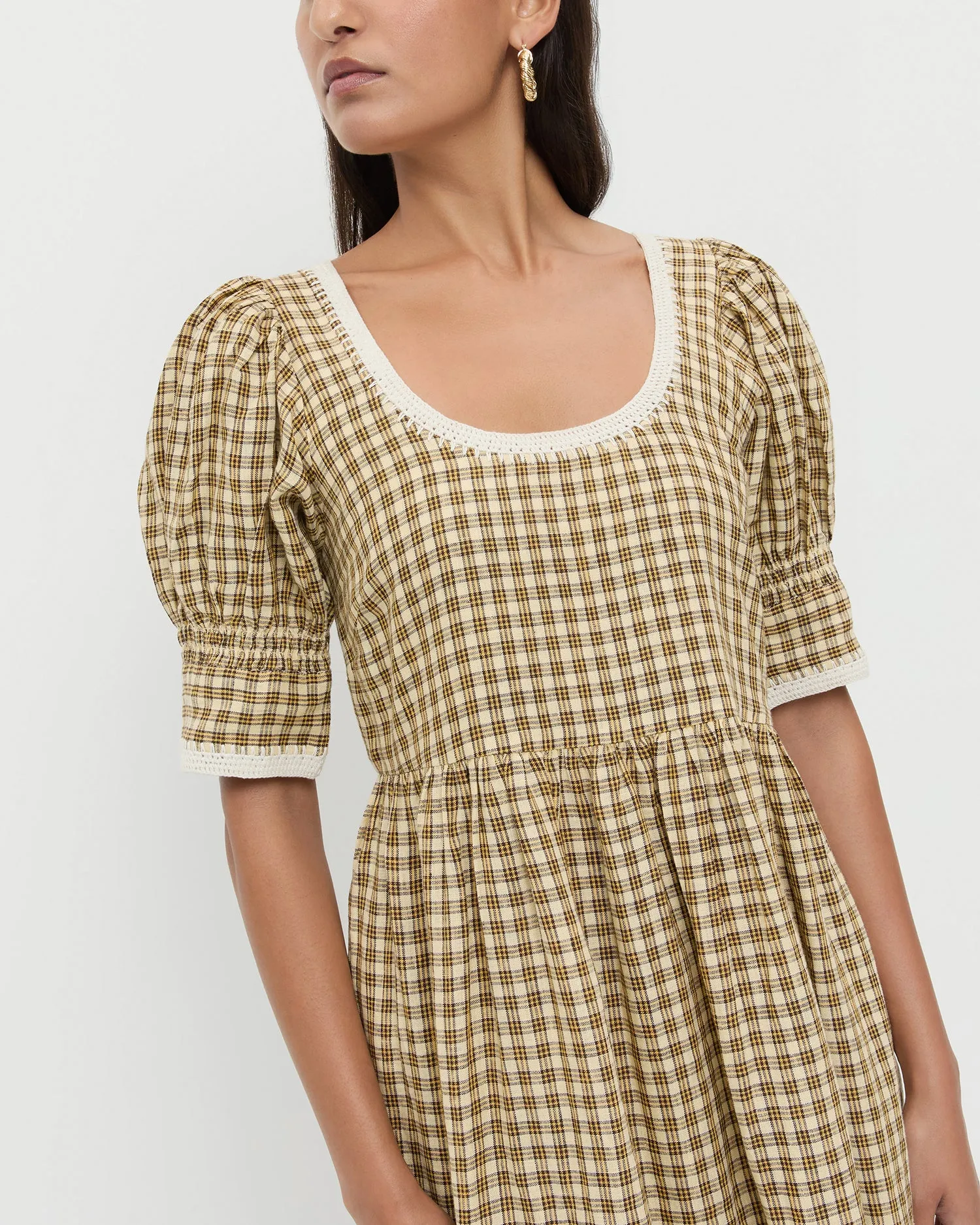 Gillian Puff-Sleeve Dress sold by Loeffler Randall product image thumbnail 4