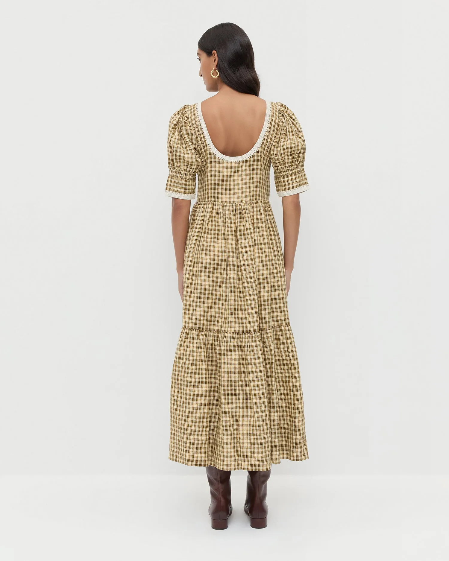 Gillian Puff-Sleeve Dress sold by Loeffler Randall product image thumbnail 3