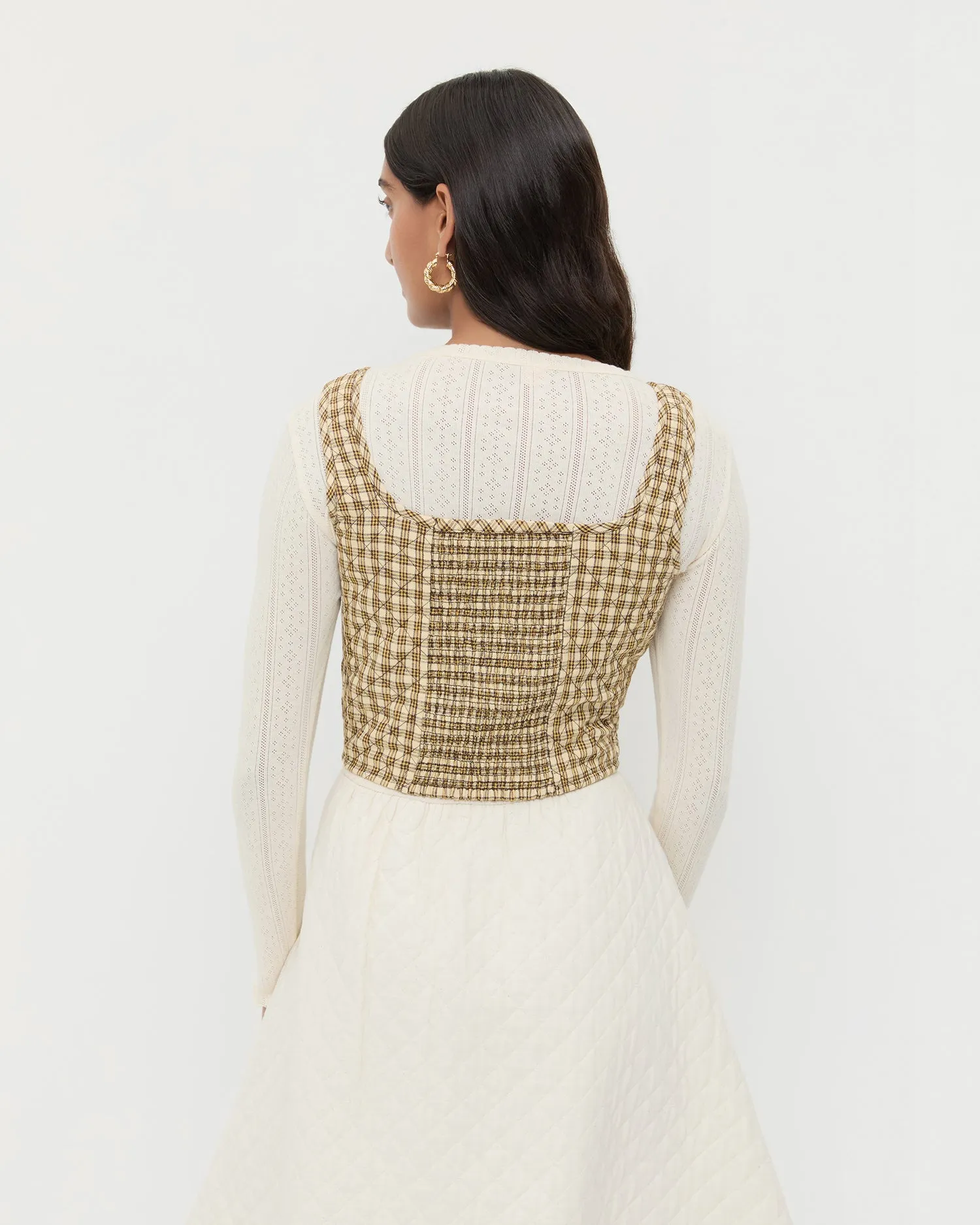 Callista Tie-Front Vest sold by Loeffler Randall product image thumbnail 3