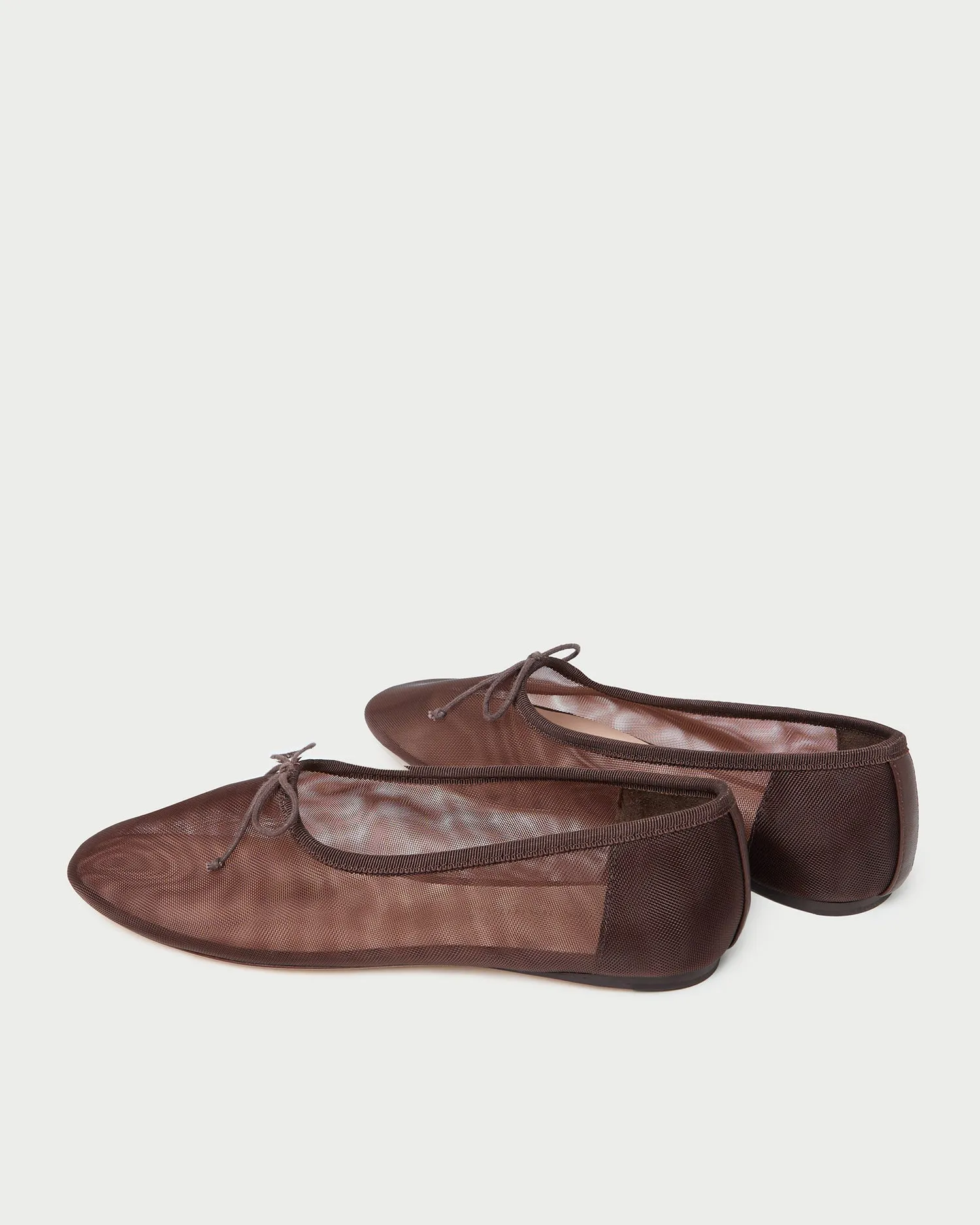 Landon Chocolate Mesh Ballet Flat sold by Loeffler Randall product image thumbnail 5
