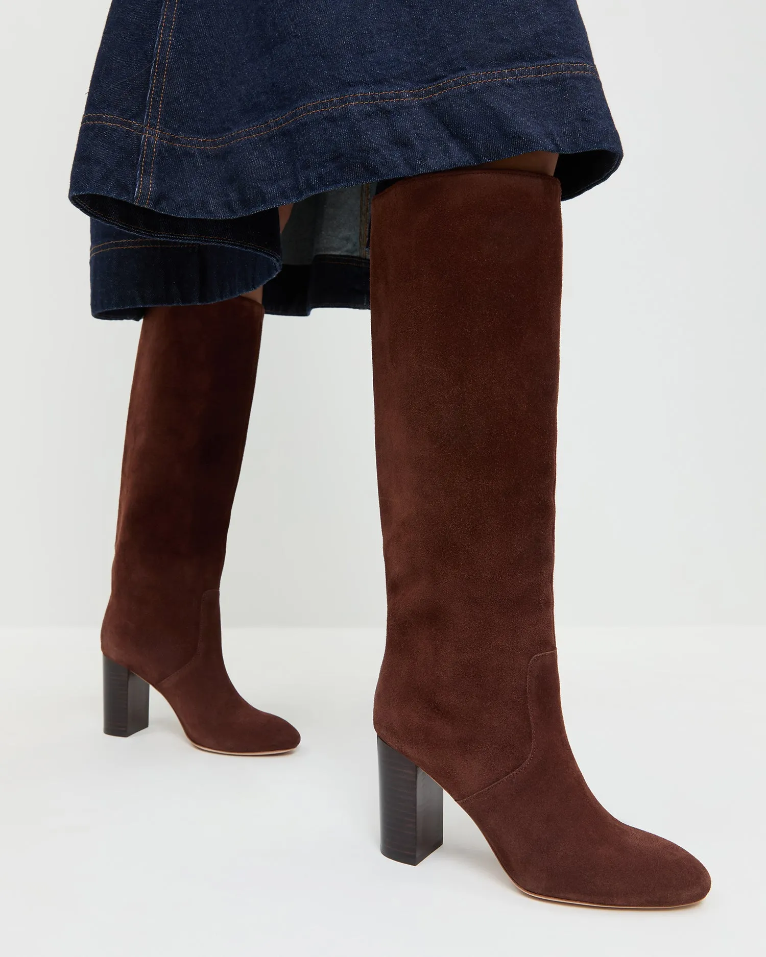 Goldy Espresso Suede Tall Boot sold by Loeffler Randall product image thumbnail 2