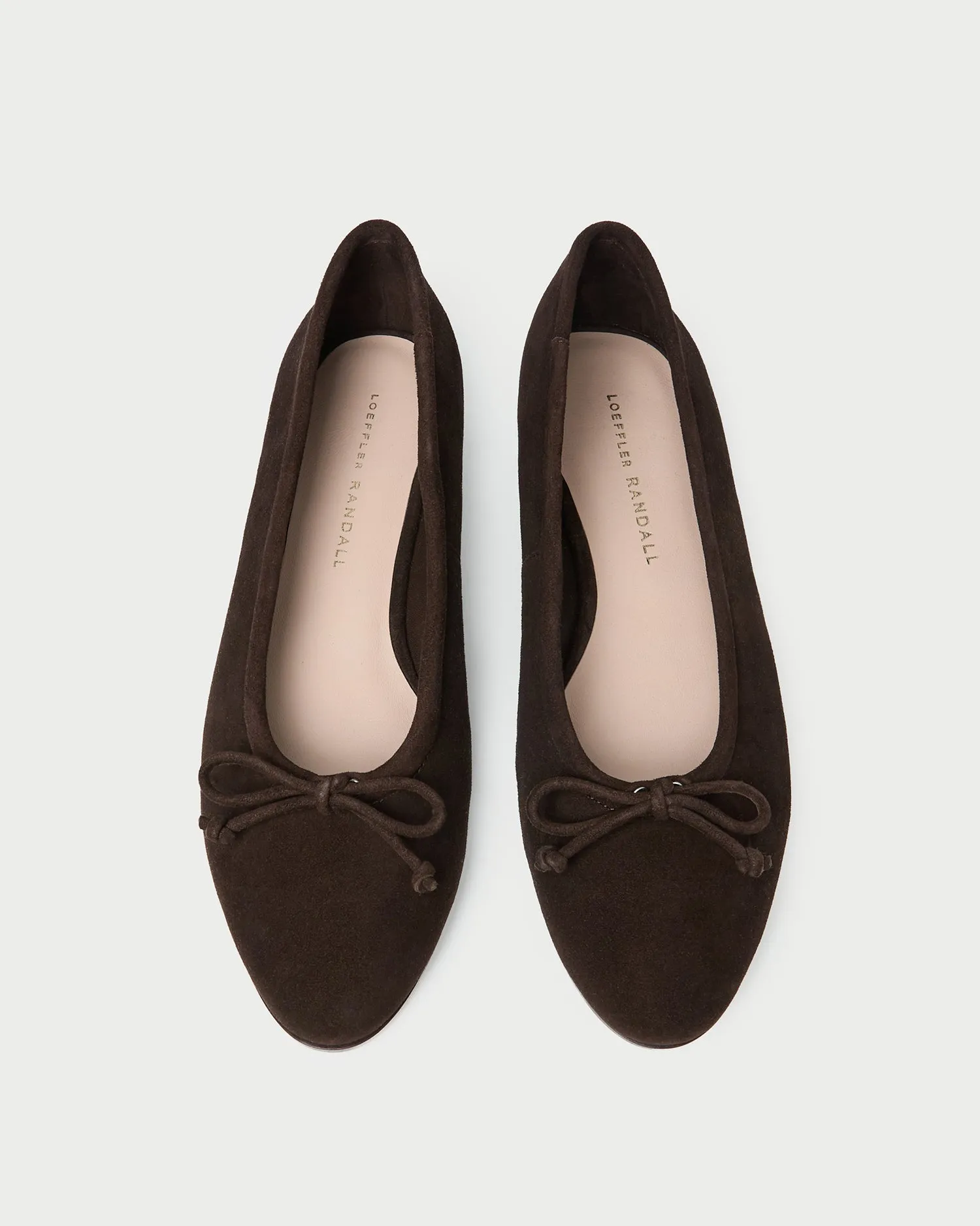 Noelle Brown Suede Ballet Flat sold by Loeffler Randall