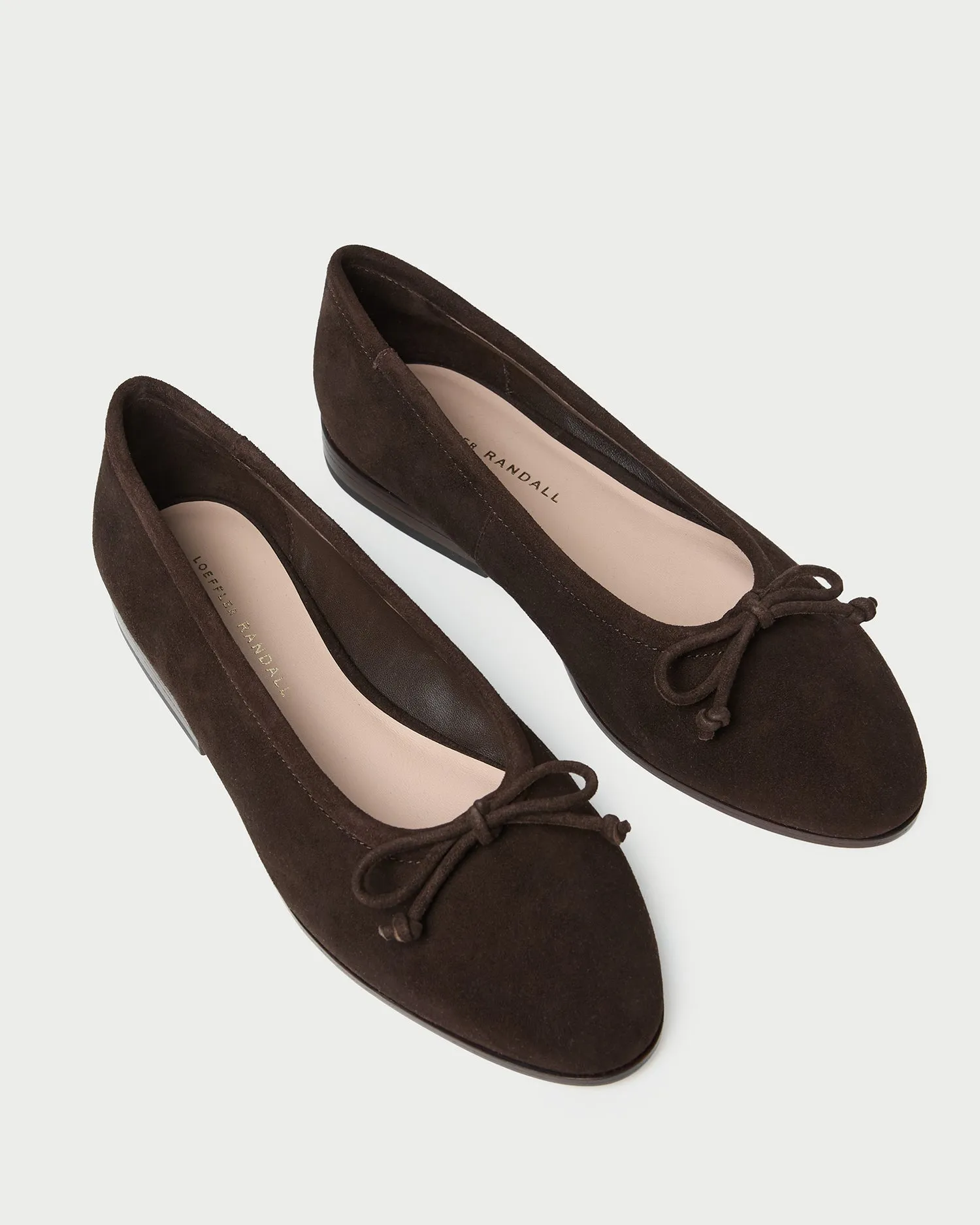 Noelle Brown Suede Ballet Flat sold by Loeffler Randall product image thumbnail 3