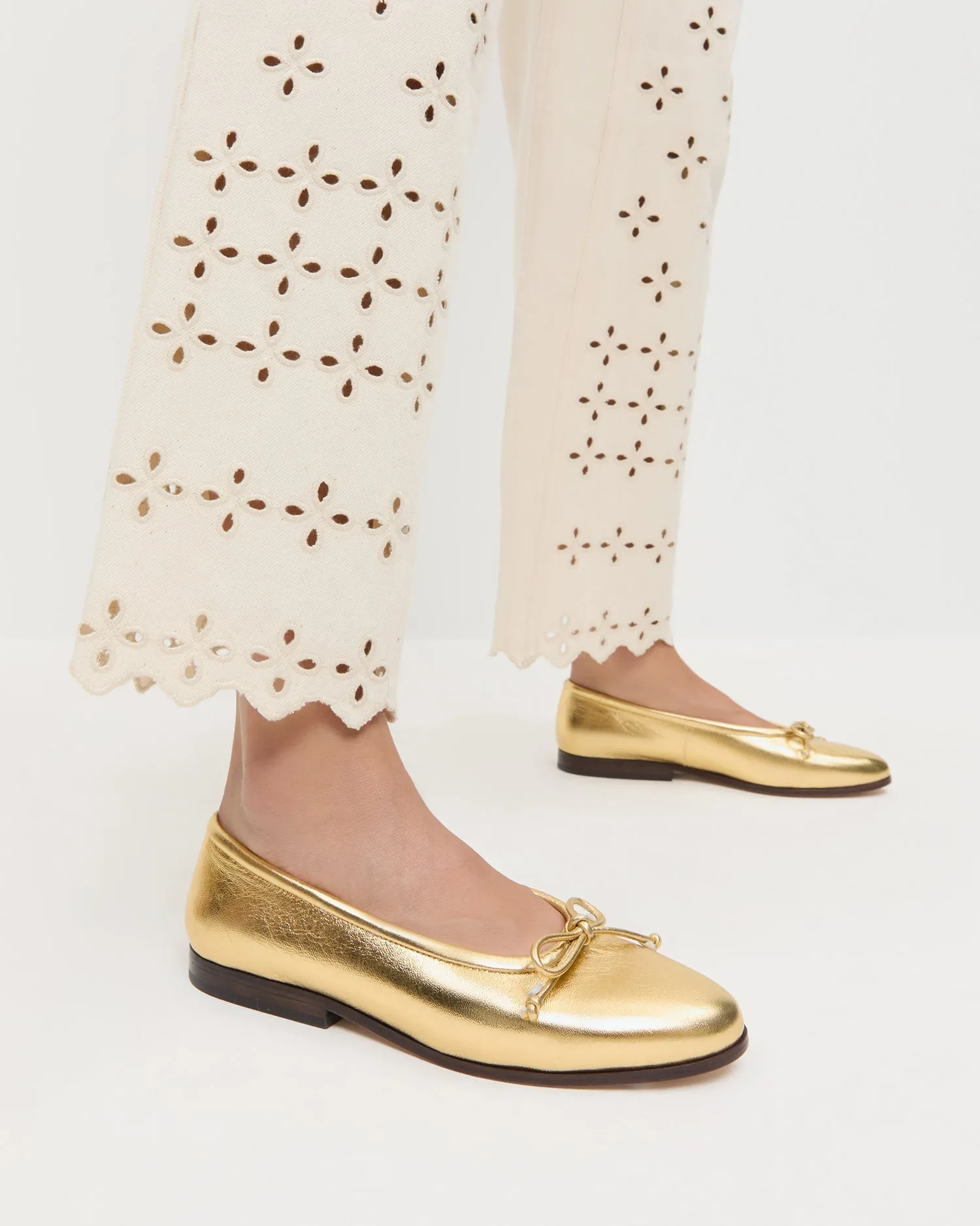 Noelle Champagne Ballet Flat sold by Loeffler Randall product image thumbnail 2