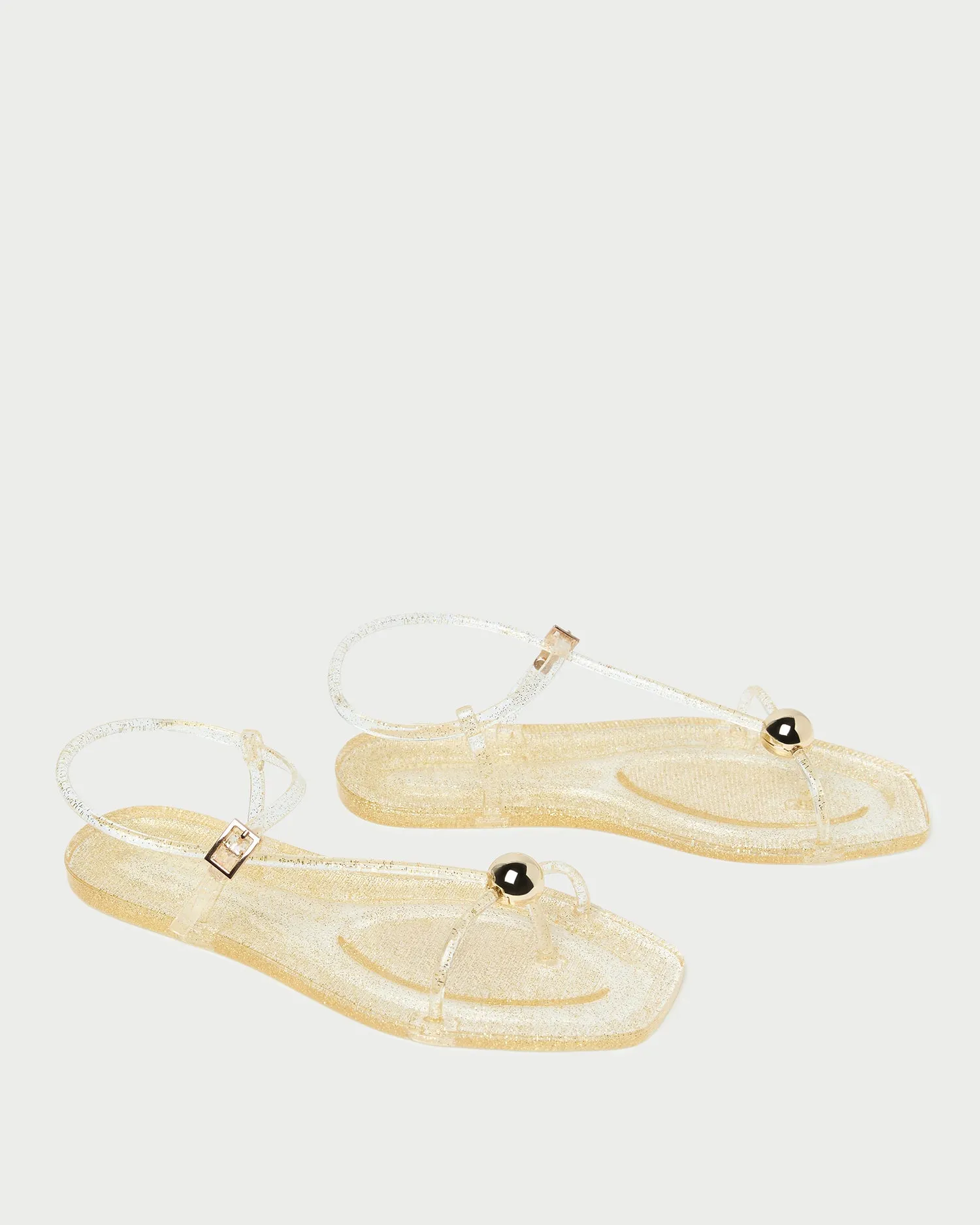 Dana Champagne Strappy Jelly Sandal sold by Loeffler Randall product image thumbnail 5