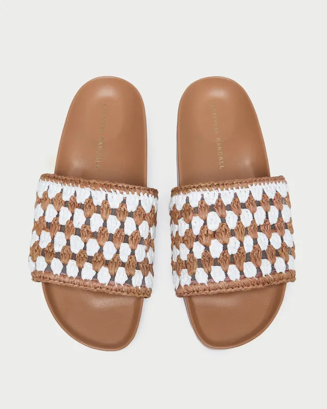 Henri Brown/White Crochet Sandal sold by Loeffler Randall