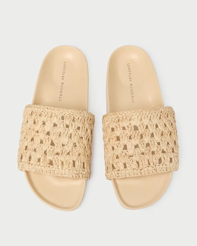 Henri Natural Crochet Sandal sold by Loeffler Randall