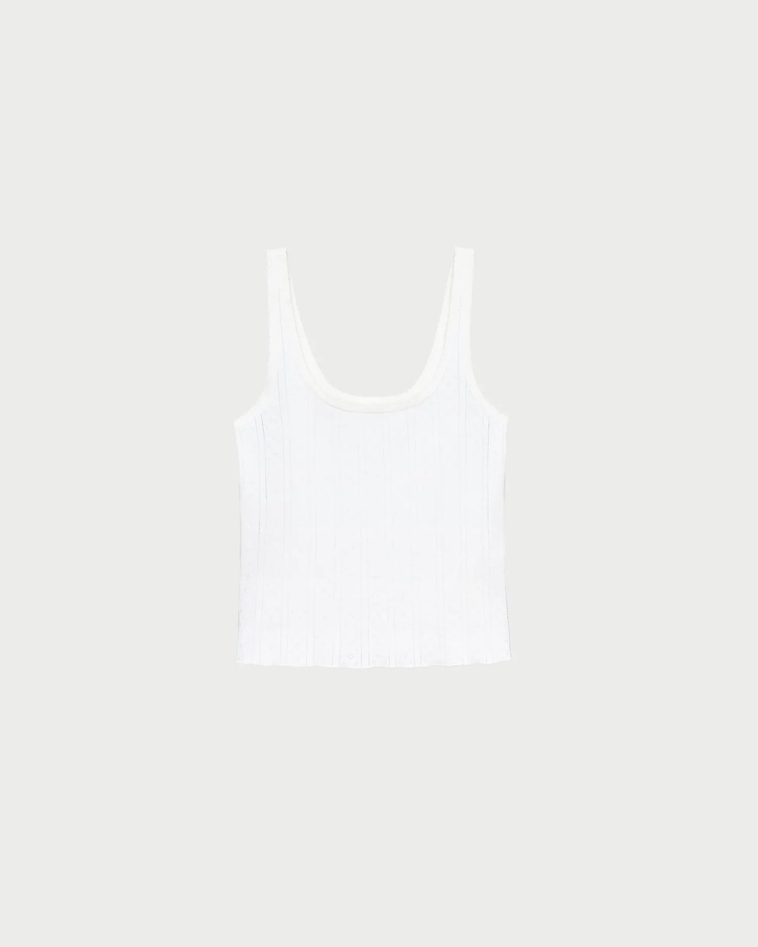 Rylee Pointelle Tank Top sold by Loeffler Randall product image thumbnail 2