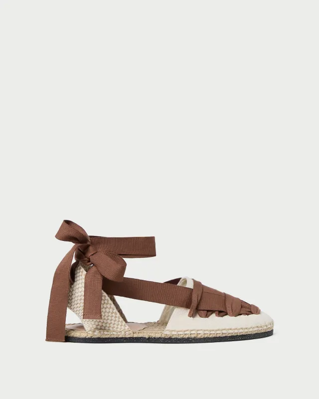 Wilson Natural/Brown Espadrille sold by Loeffler Randall
