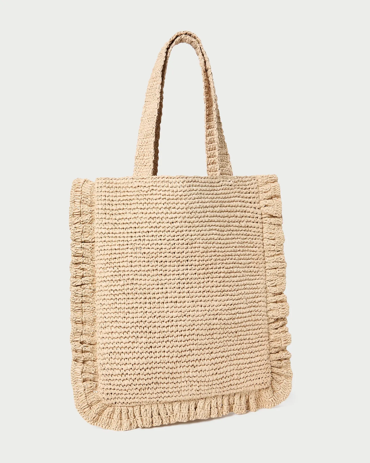 Justine Natural Crochet Ruffle Tote sold by Loeffler Randall product image thumbnail 2