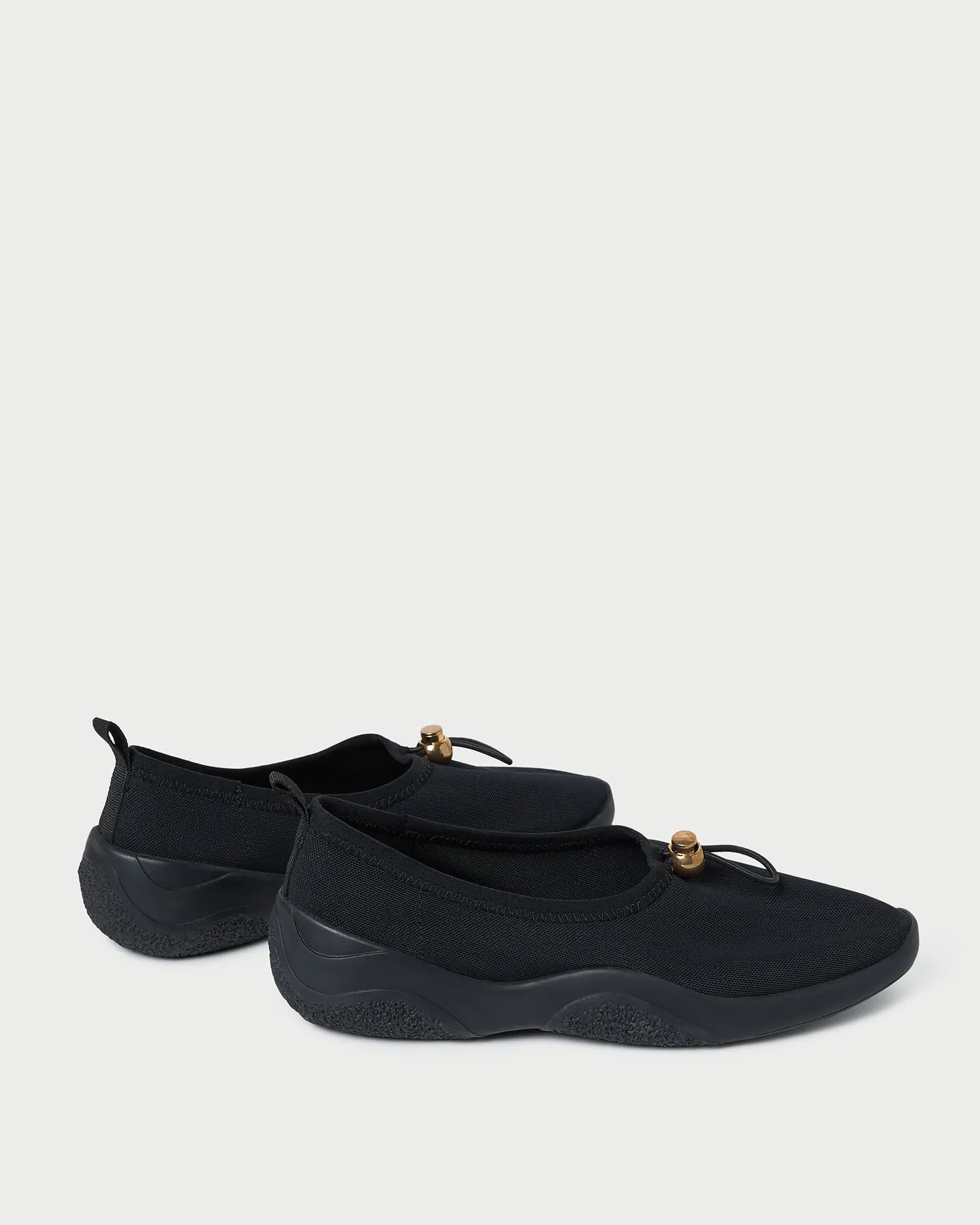 Raina Black Mesh Flat sold by Loeffler Randall product image thumbnail 4