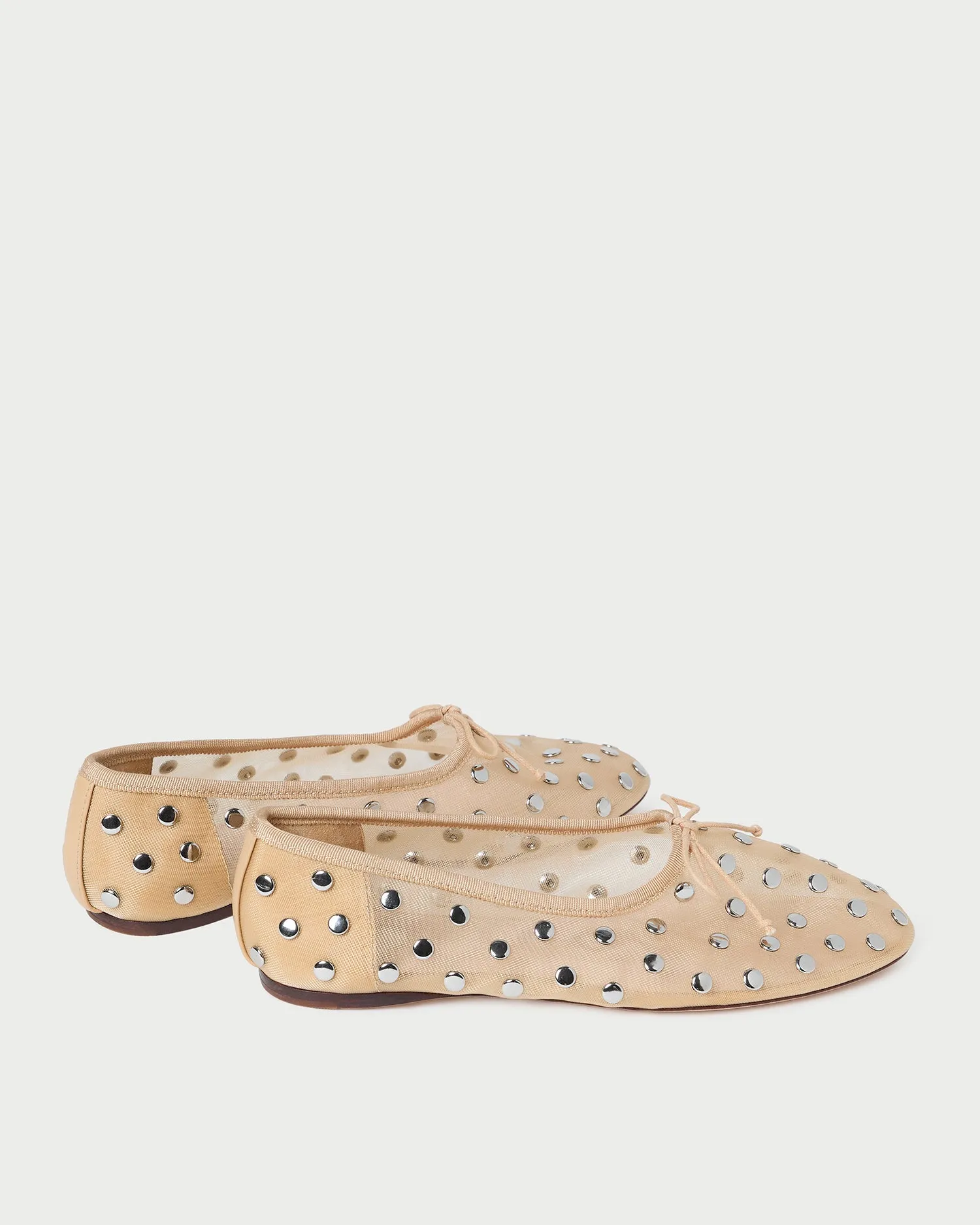 Landon Caramel/Silver Mesh Ballet Flat sold by Loeffler Randall product image thumbnail 4