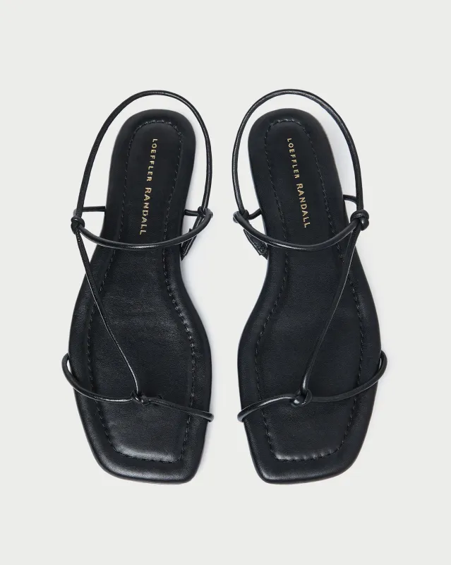 Eleanor Black Strappy Sandal sold by Loeffler Randall