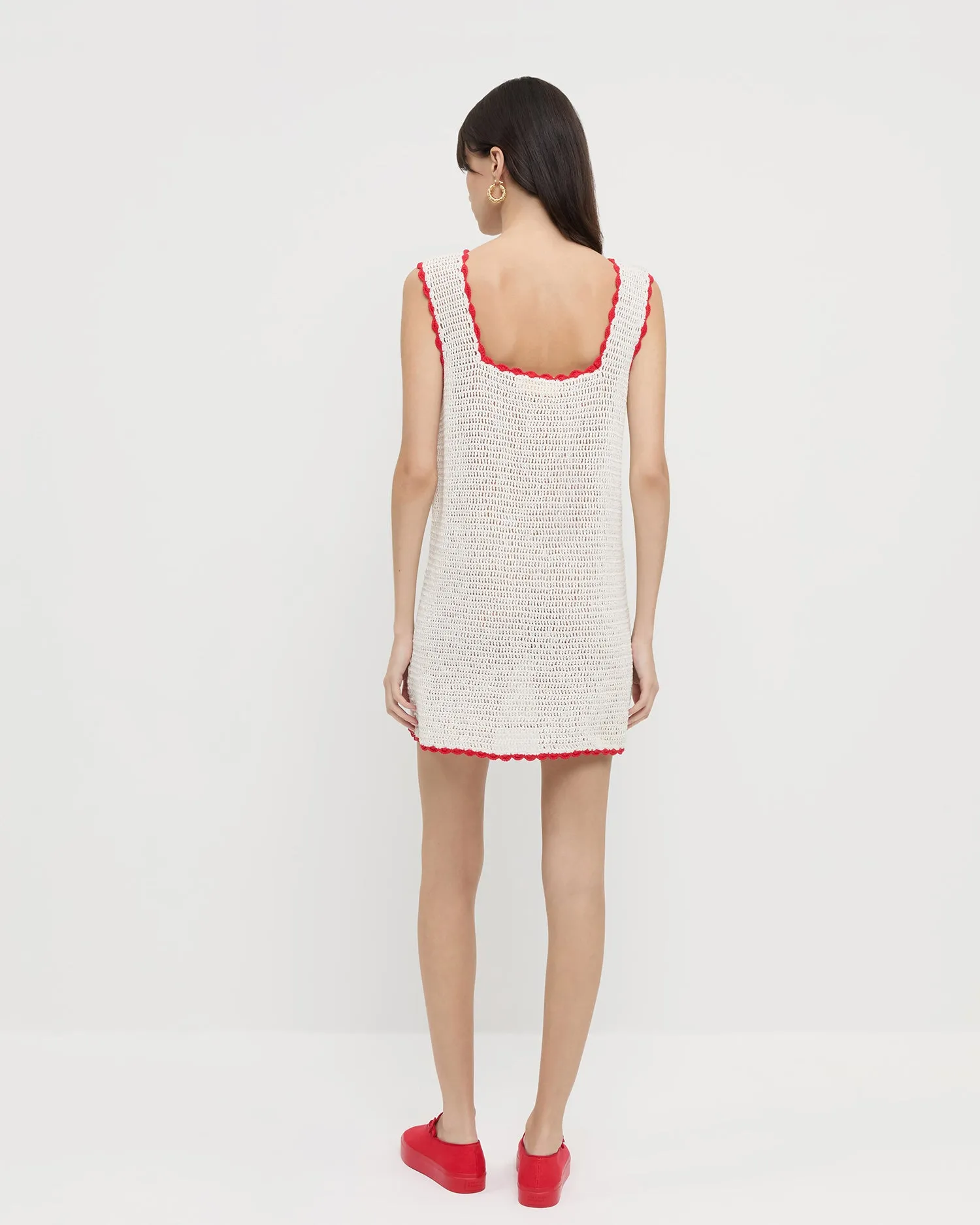 Helena Crochet Dress sold by Loeffler Randall product image thumbnail 2