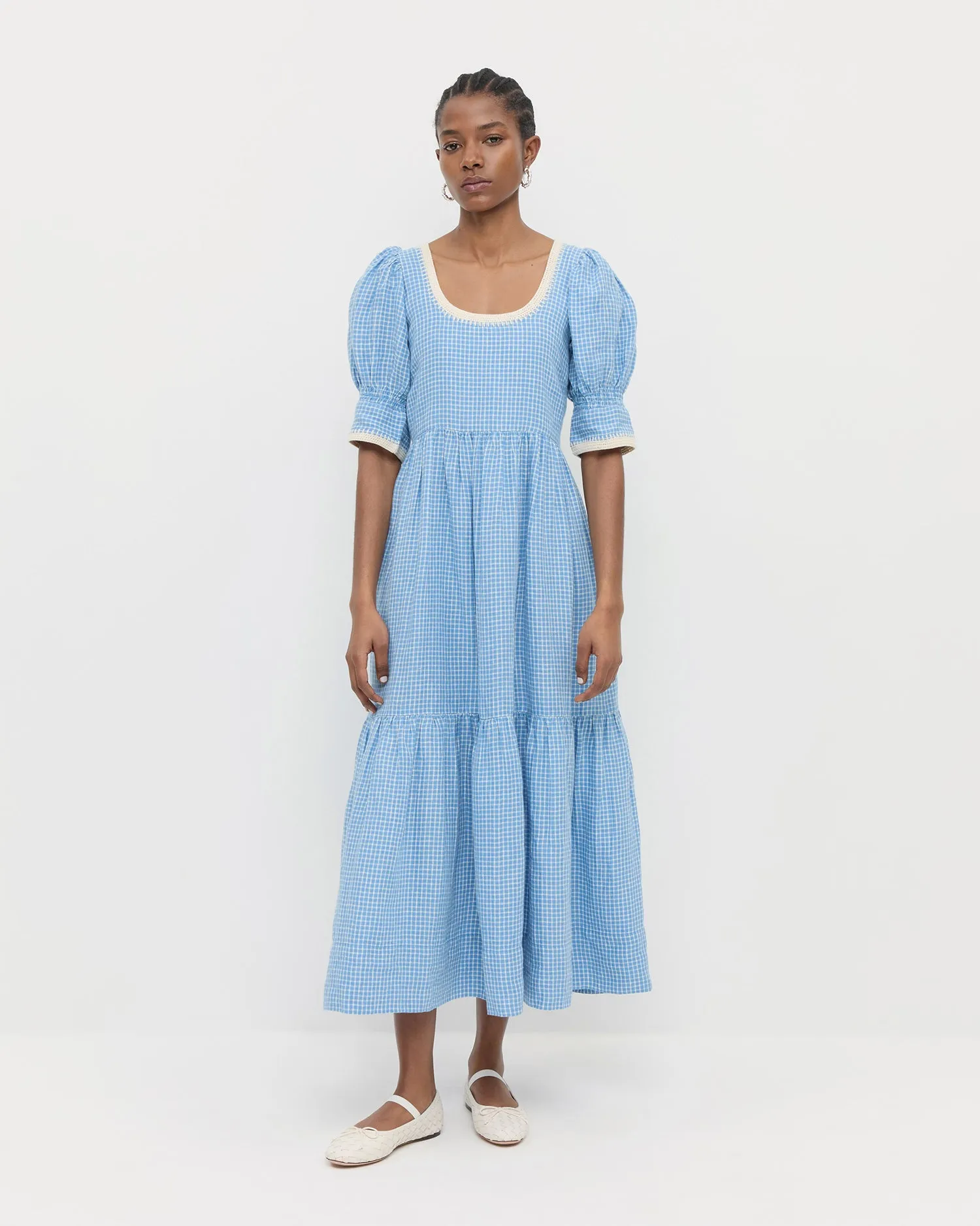 Gillian Puff-Sleeve Dress sold by Loeffler Randall