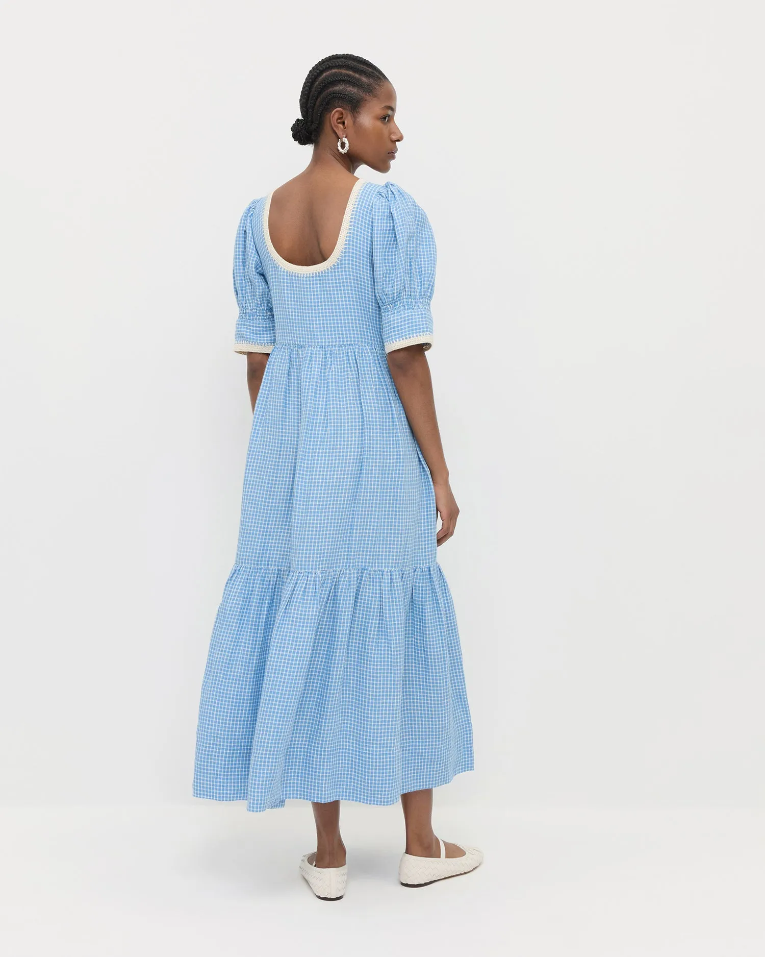 Gillian Puff-Sleeve Dress sold by Loeffler Randall product image thumbnail 3