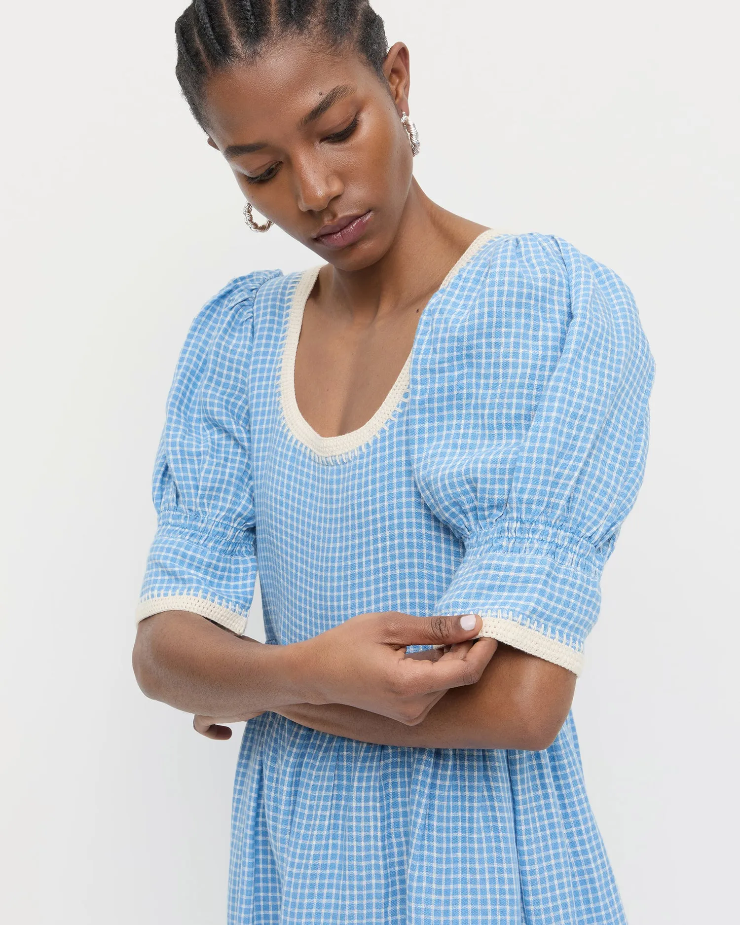 Gillian Puff-Sleeve Dress sold by Loeffler Randall product image thumbnail 4