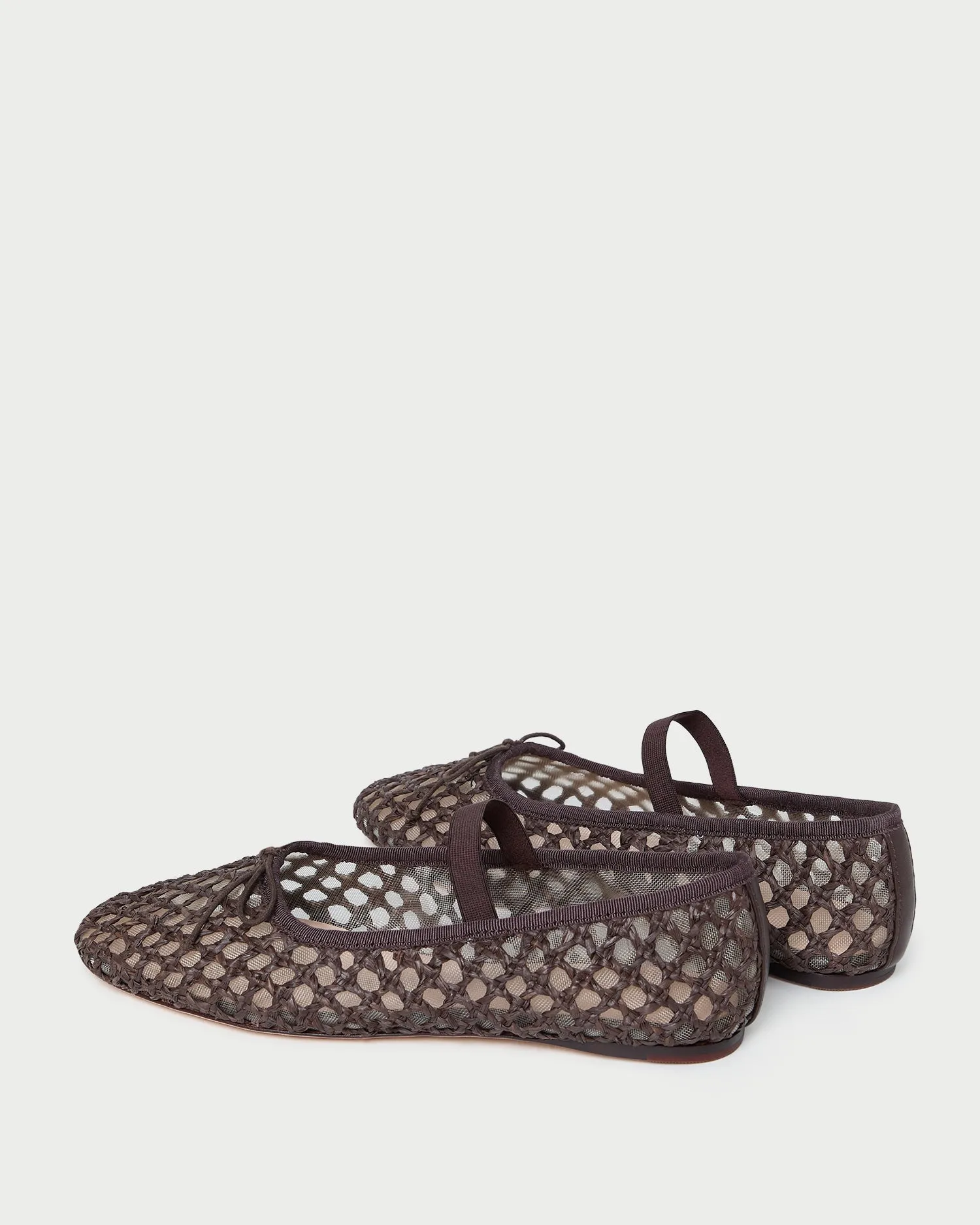 Leonie Chocolate Crochet Ballet Flat sold by Loeffler Randall product image thumbnail 5